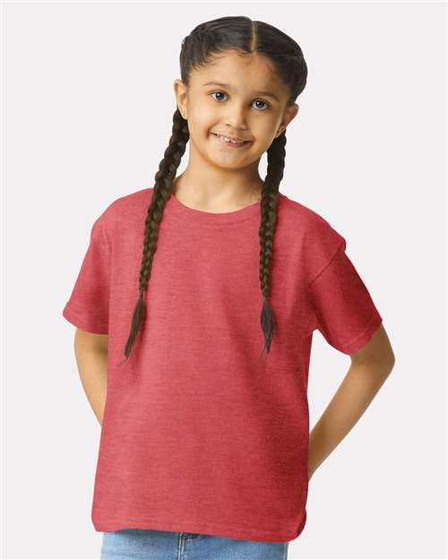 Gildan Youth Softstyle® T-Shirt 64000B - Heather Red