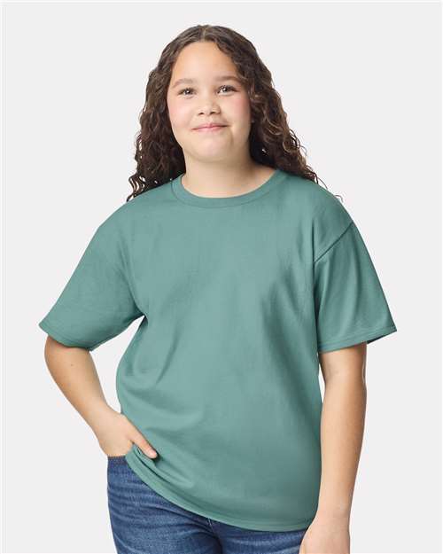 Gildan Youth Heavy Cotton™ T-Shirt 5000B - Aquatic