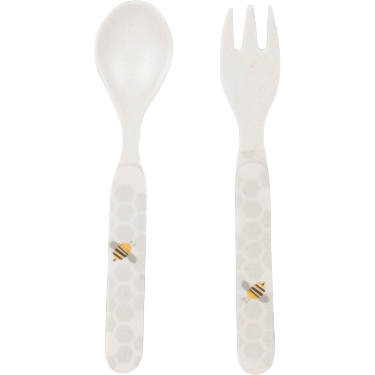 Adorable Bee Hive Skep Kids Meal Set - Durable 5-Piece Bamboo Fiber Dishware