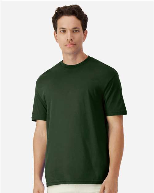 Gildan Unisex Light Cotton T-Shirt 3000 - Forest Green