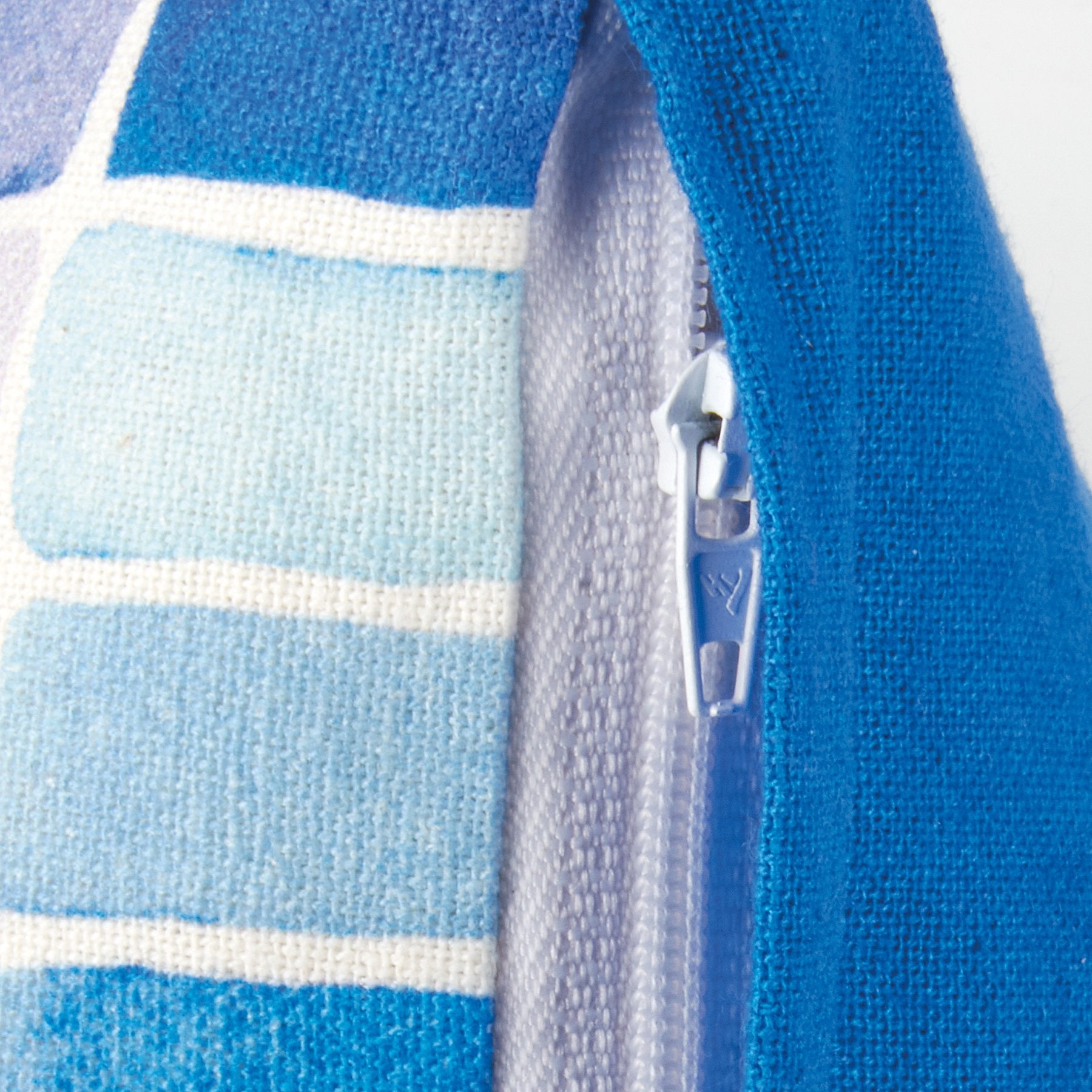 Vibrant Rainbow Mosaic Love Heart Pillow - Soft Cotton Accent Decor 16x16