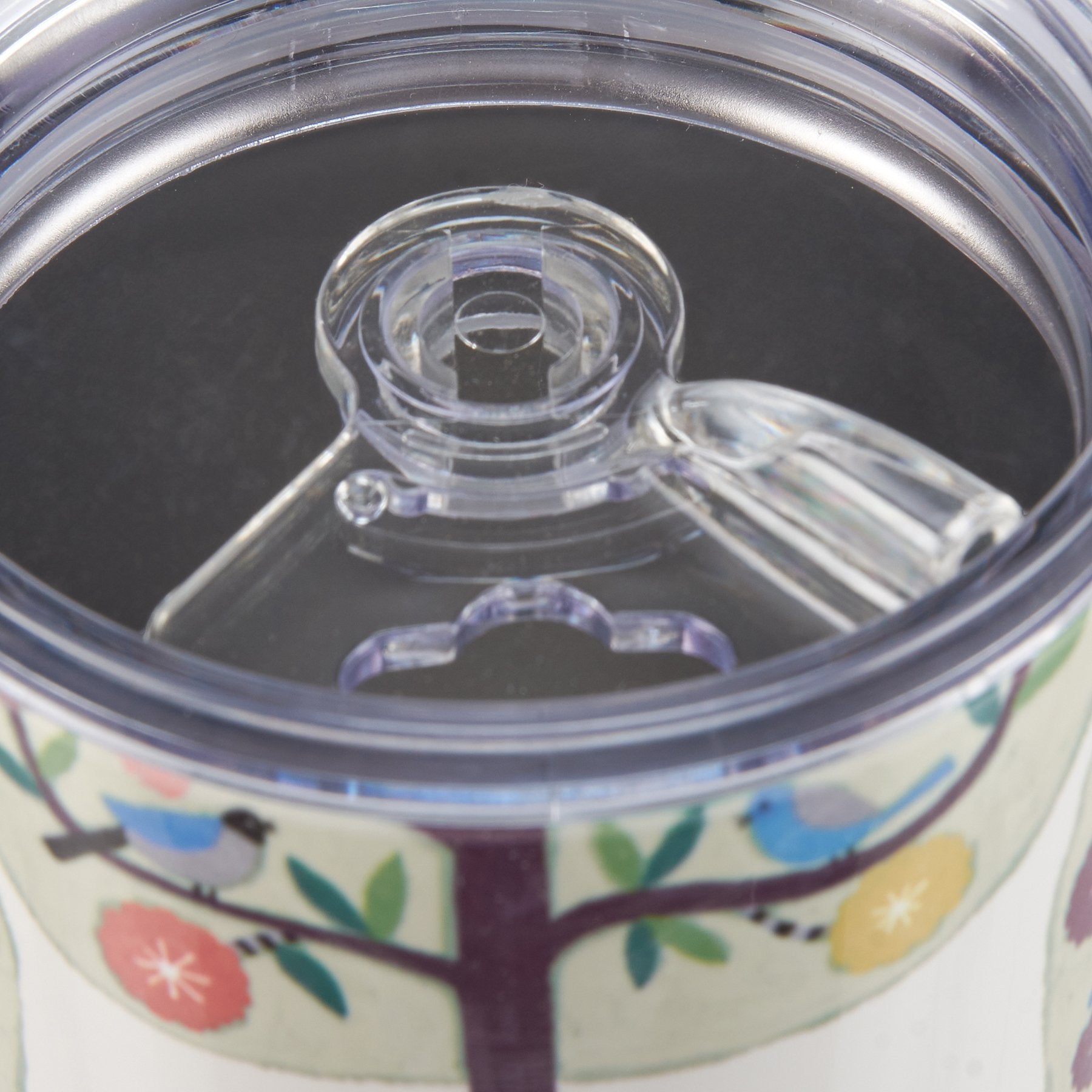 Whimsical Floral Tree Insulated Stainless Steel 20oz Coffee Tumbler with Lid