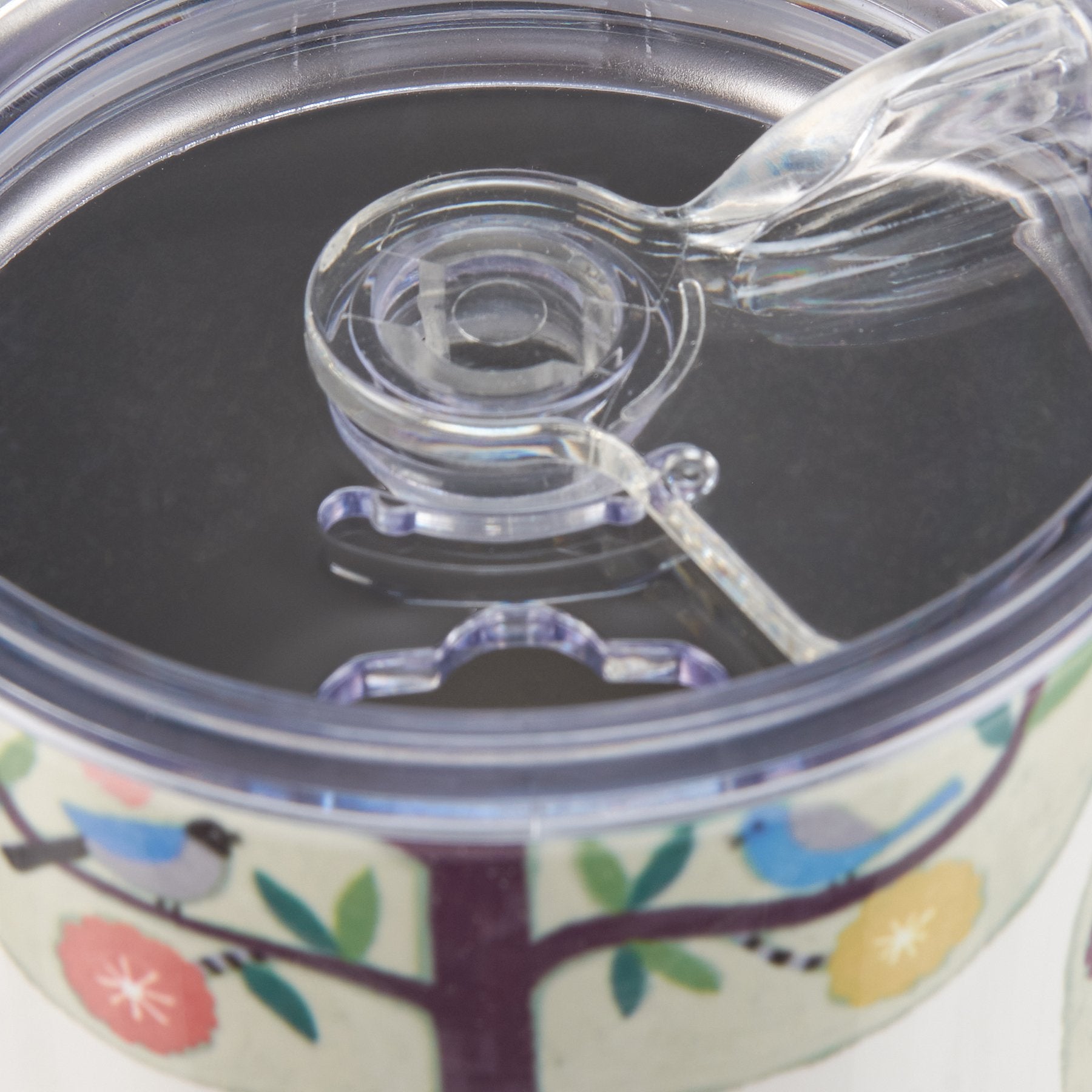 Whimsical Floral Tree Insulated Stainless Steel 20oz Coffee Tumbler with Lid