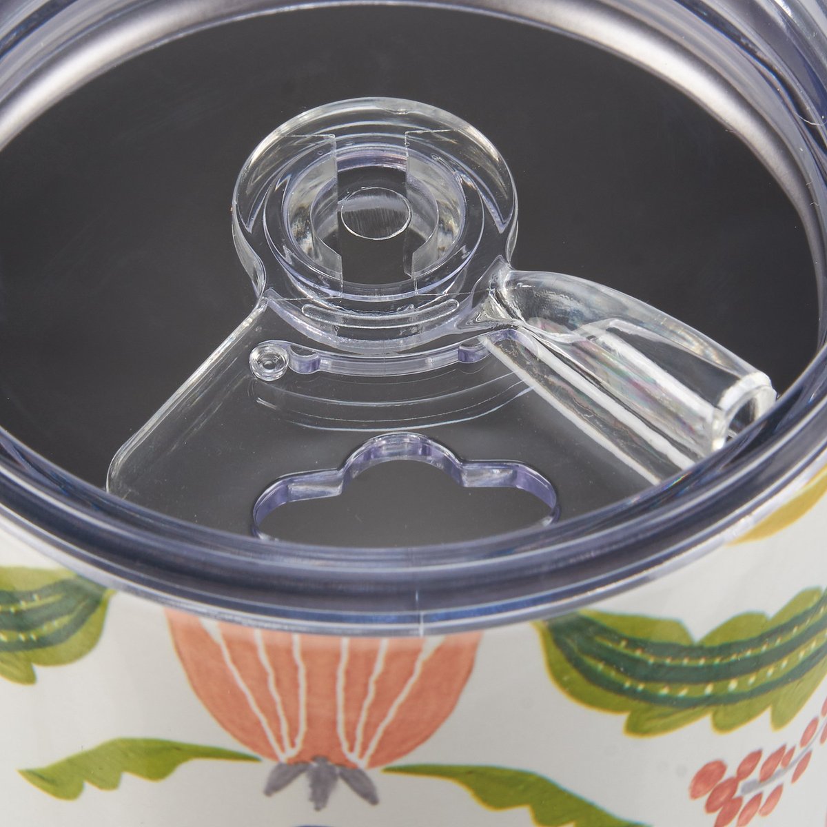 Insulated Stainless Steel Floral Bird Coffee Tumbler with Lid - 20 oz