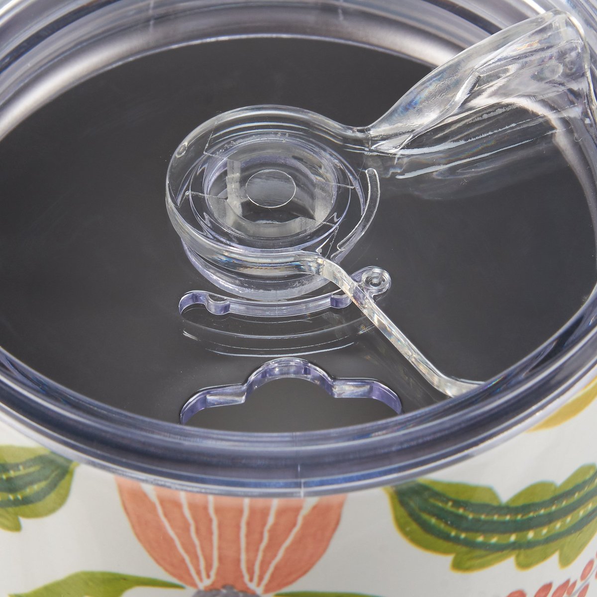 Insulated Stainless Steel Floral Bird Coffee Tumbler with Lid - 20 oz