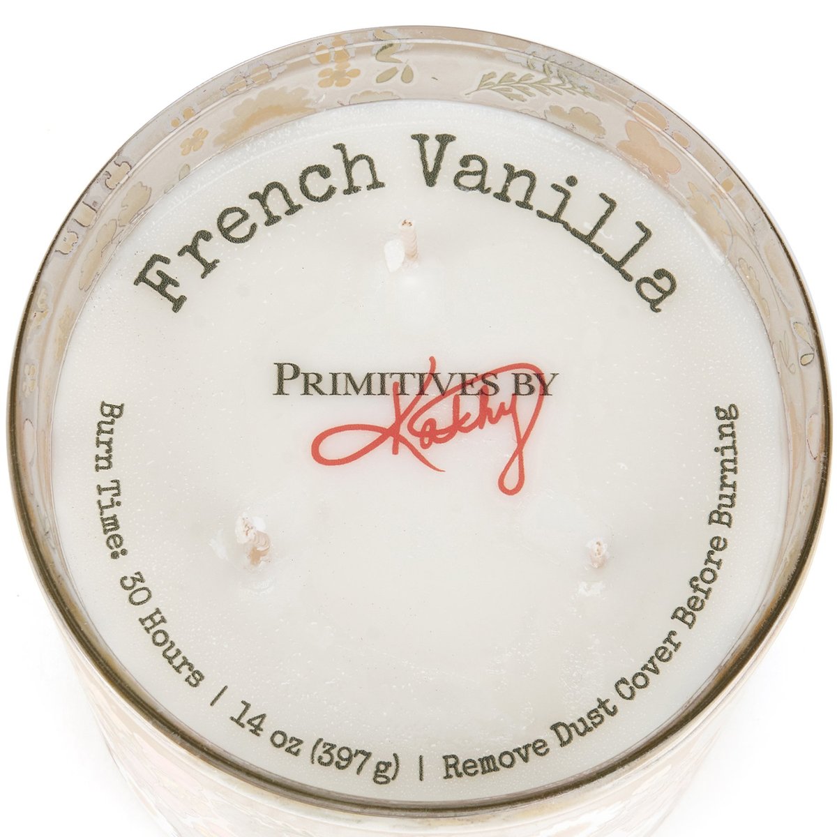 Enchanting Orange Flowers Soy-Based 3-Wick Jar Candle with French Vanilla Scent