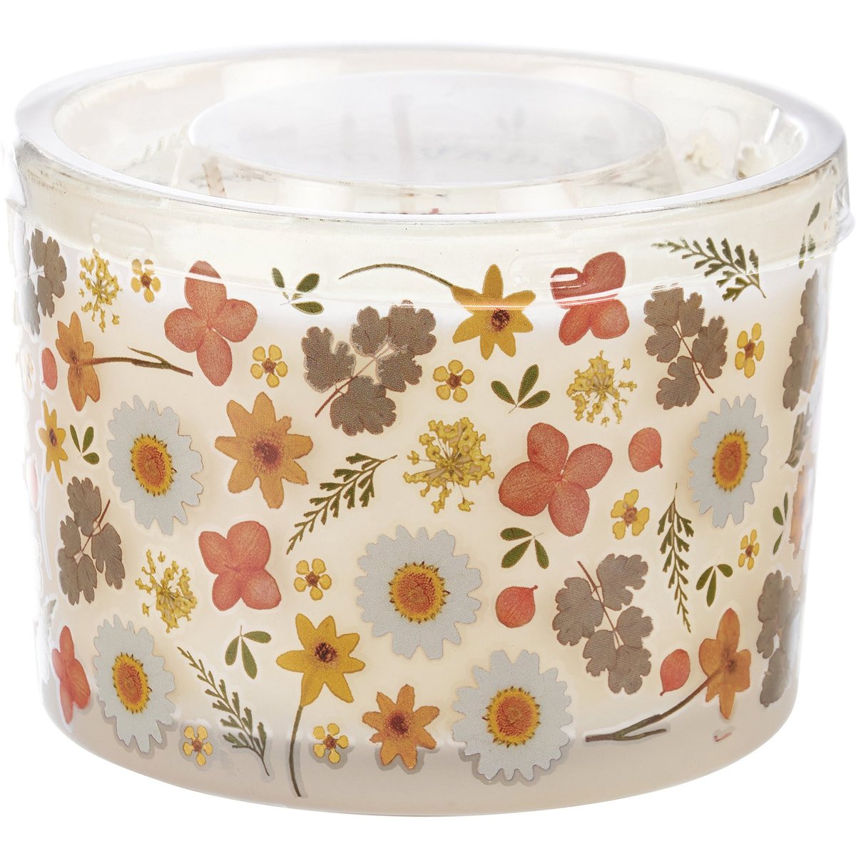 Enchanting Orange Flowers Soy-Based 3-Wick Jar Candle with French Vanilla Scent