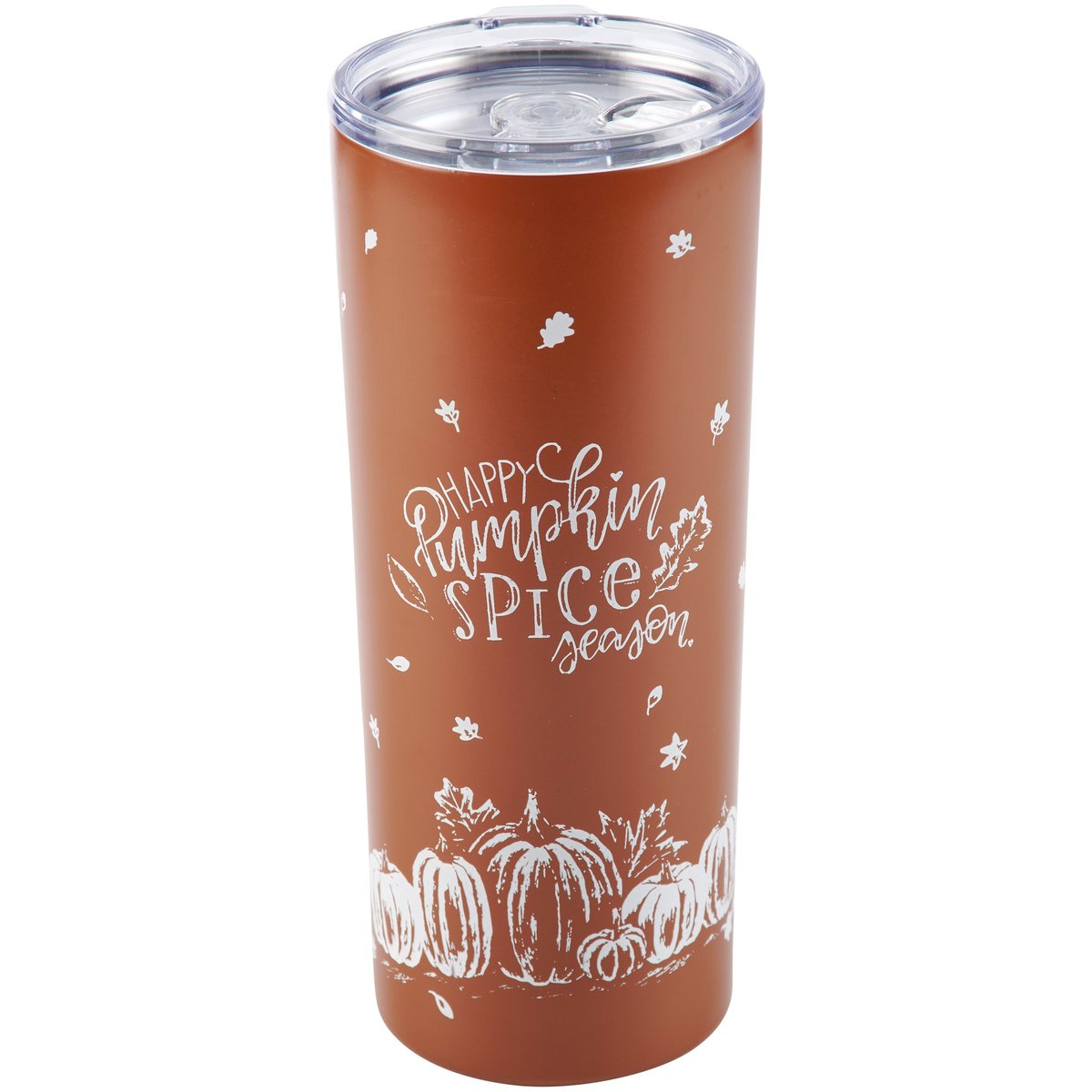 Happy Pumpkin Spice 20oz Stainless Steel Insulated Coffee Tumbler with Lid