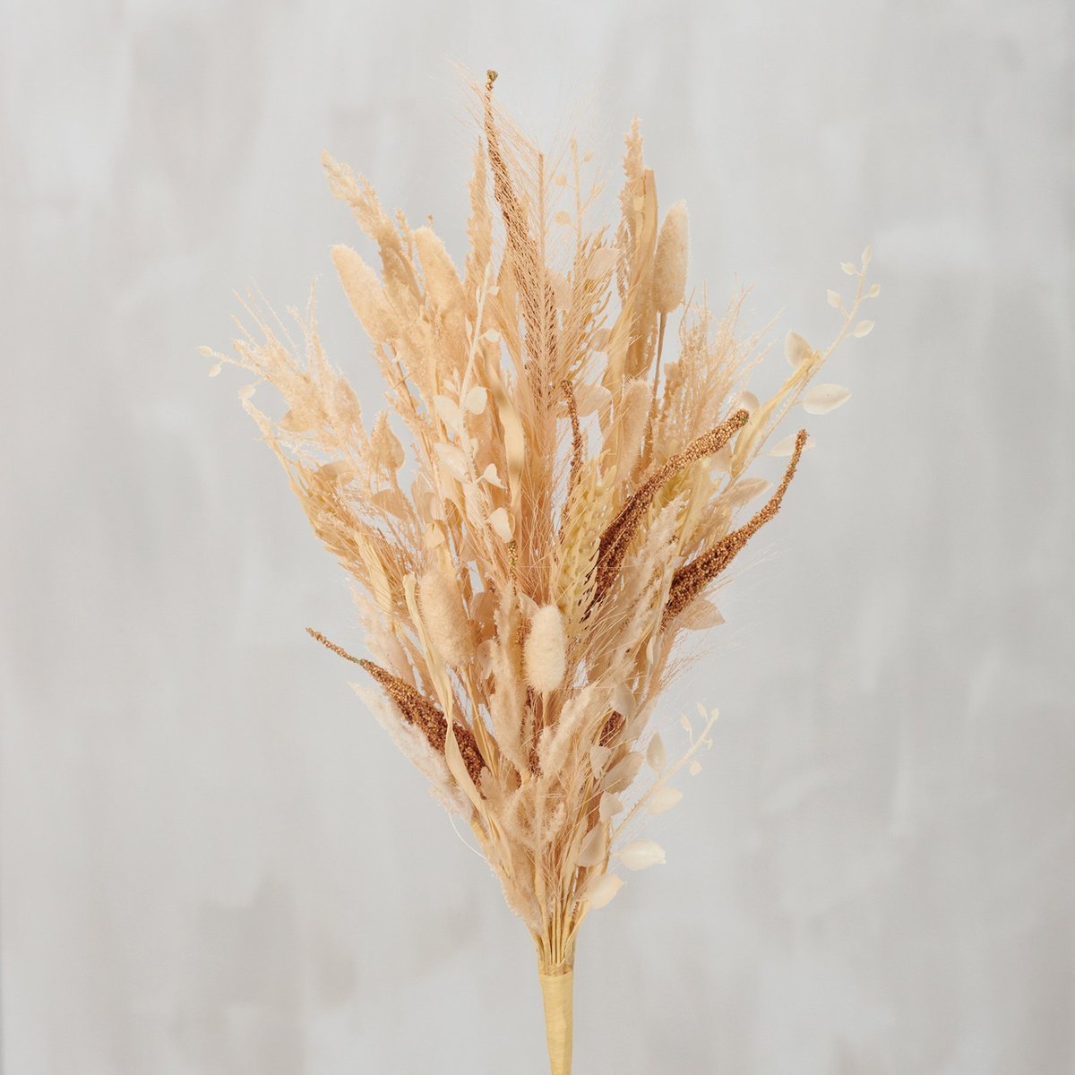 Elegant Faux Mixed Feather Reeds Bouquet - Zero Maintenance Botanical Home Decor