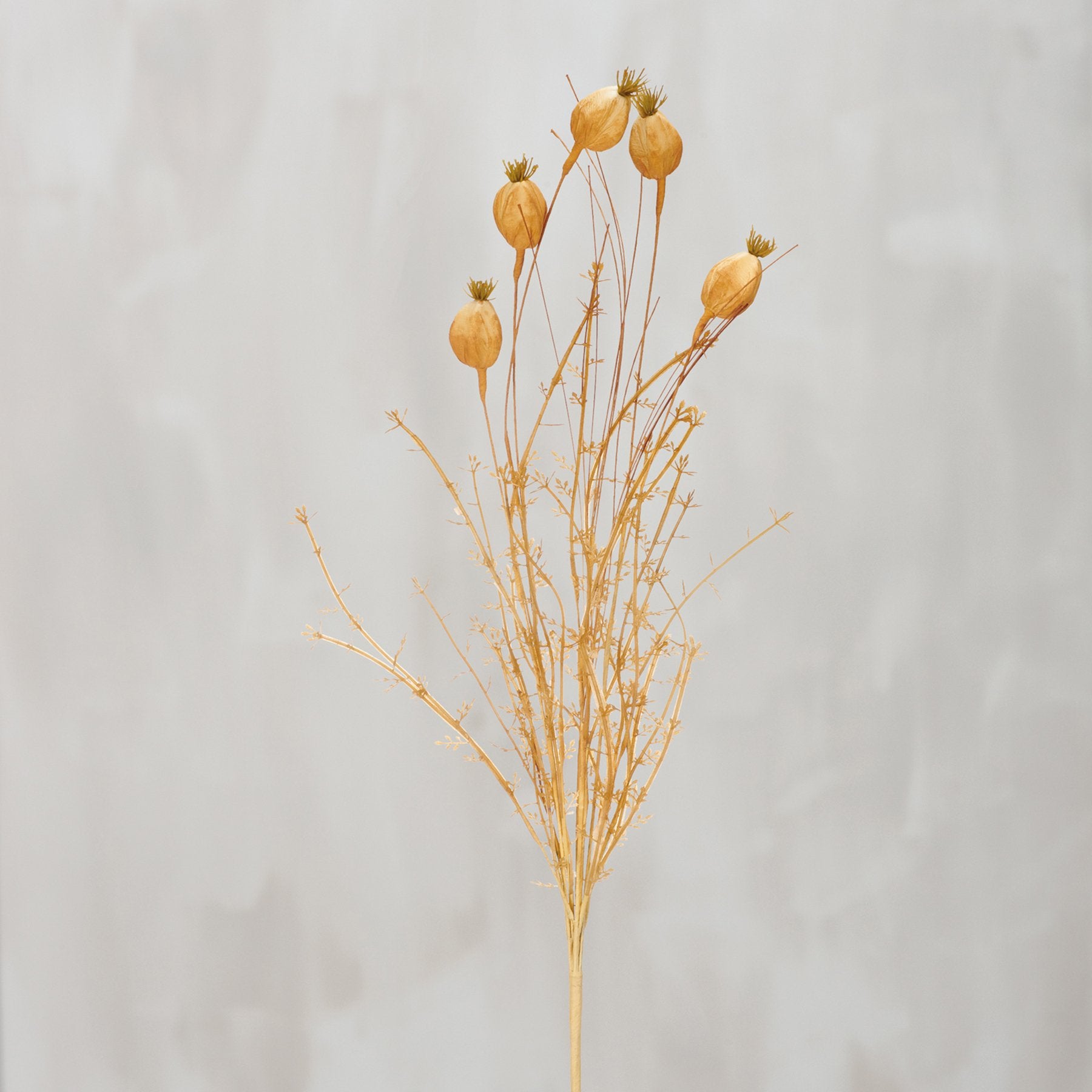 Chic Faux Dried Reeds & Pods Bouquet for Rustic Home Decor