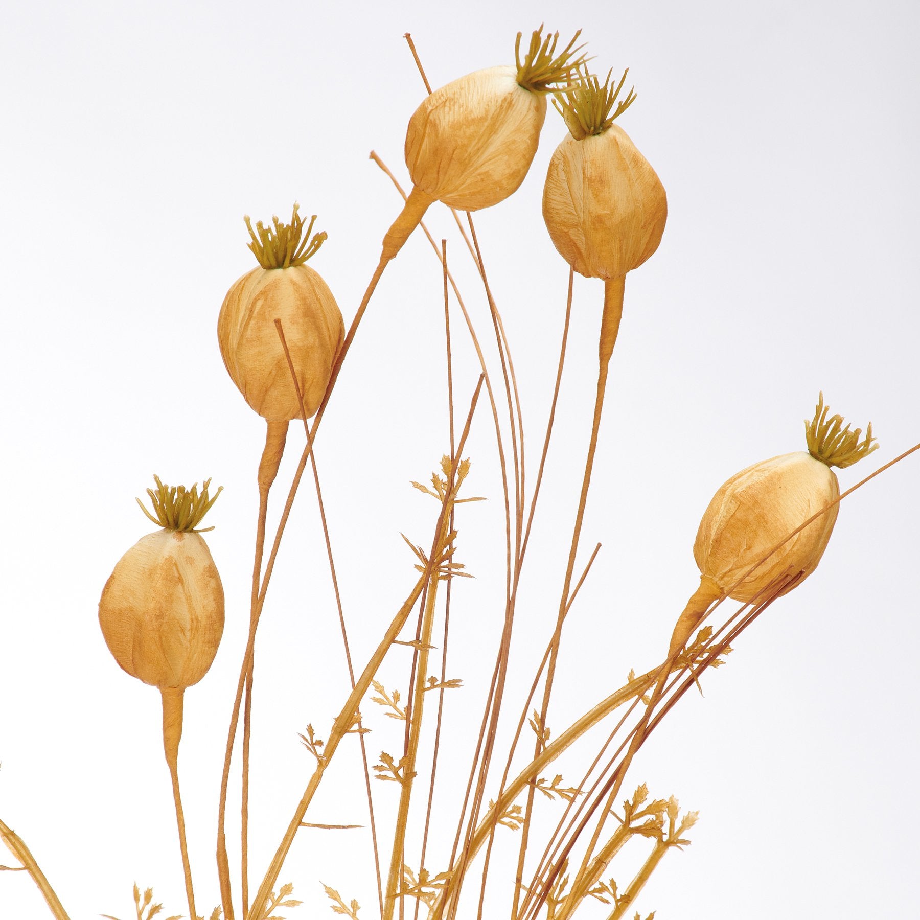 Chic Faux Dried Reeds & Pods Bouquet for Rustic Home Decor