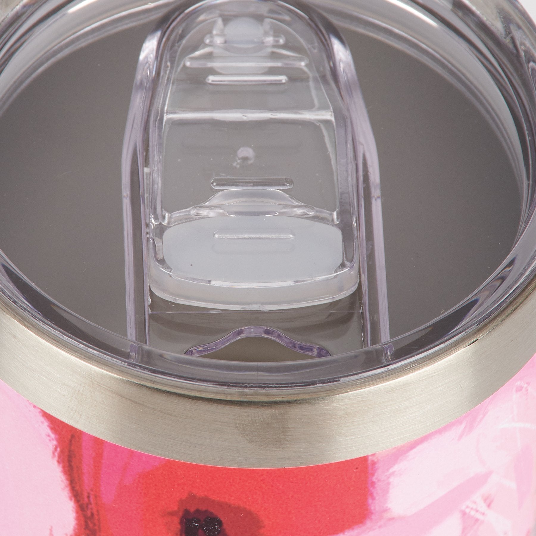 Vibrant Pink Poppies 12oz Insulated Stainless Steel Wine Tumbler with Lid
