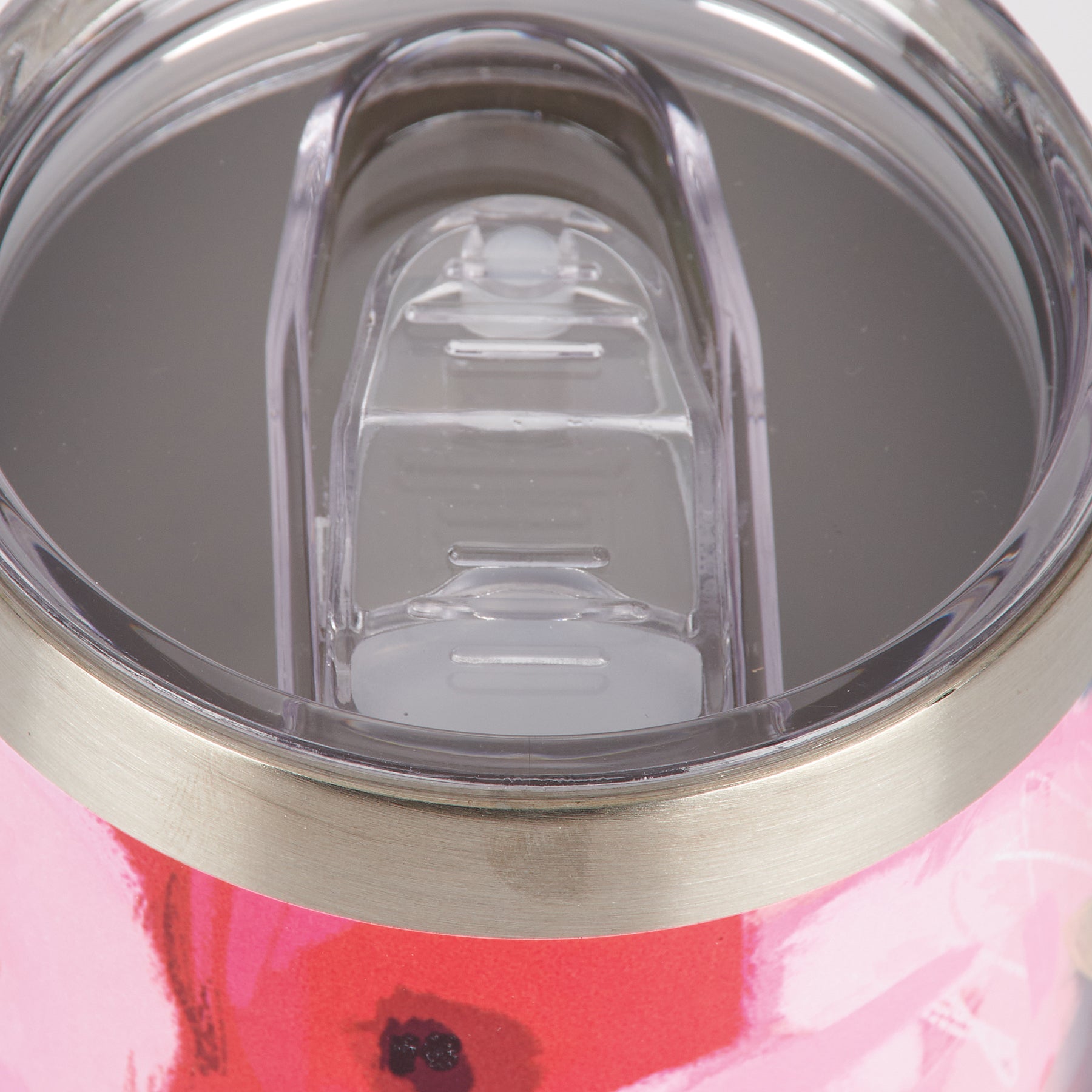 Vibrant Pink Poppies 12oz Insulated Stainless Steel Wine Tumbler with Lid