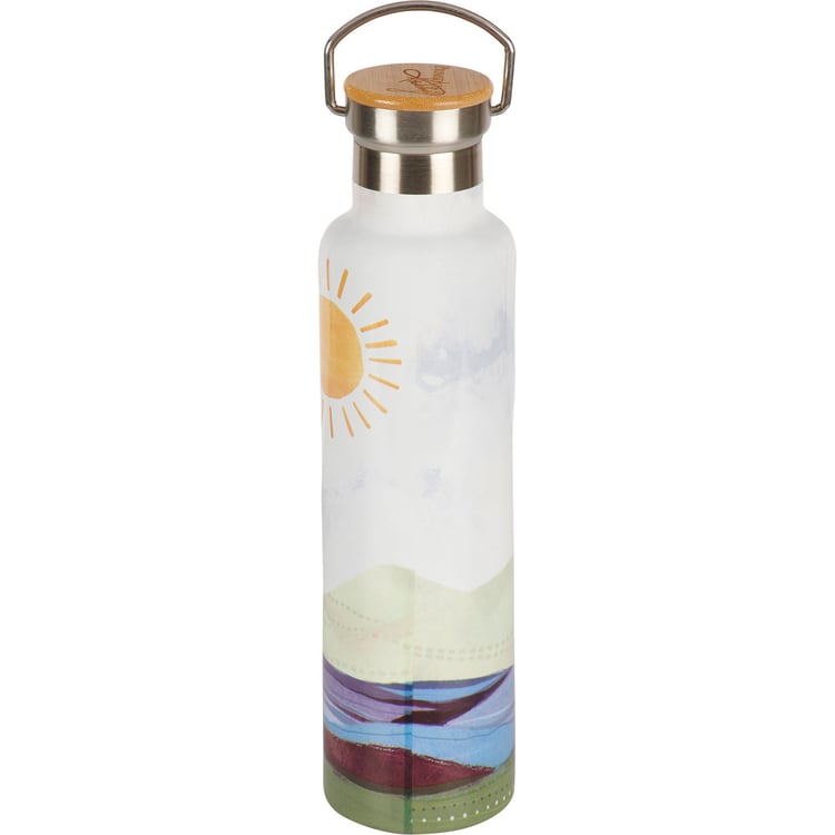 Inspirational Insulated Stainless Steel Water Bottle, 25oz, Keeps Drinks Hot or Cold