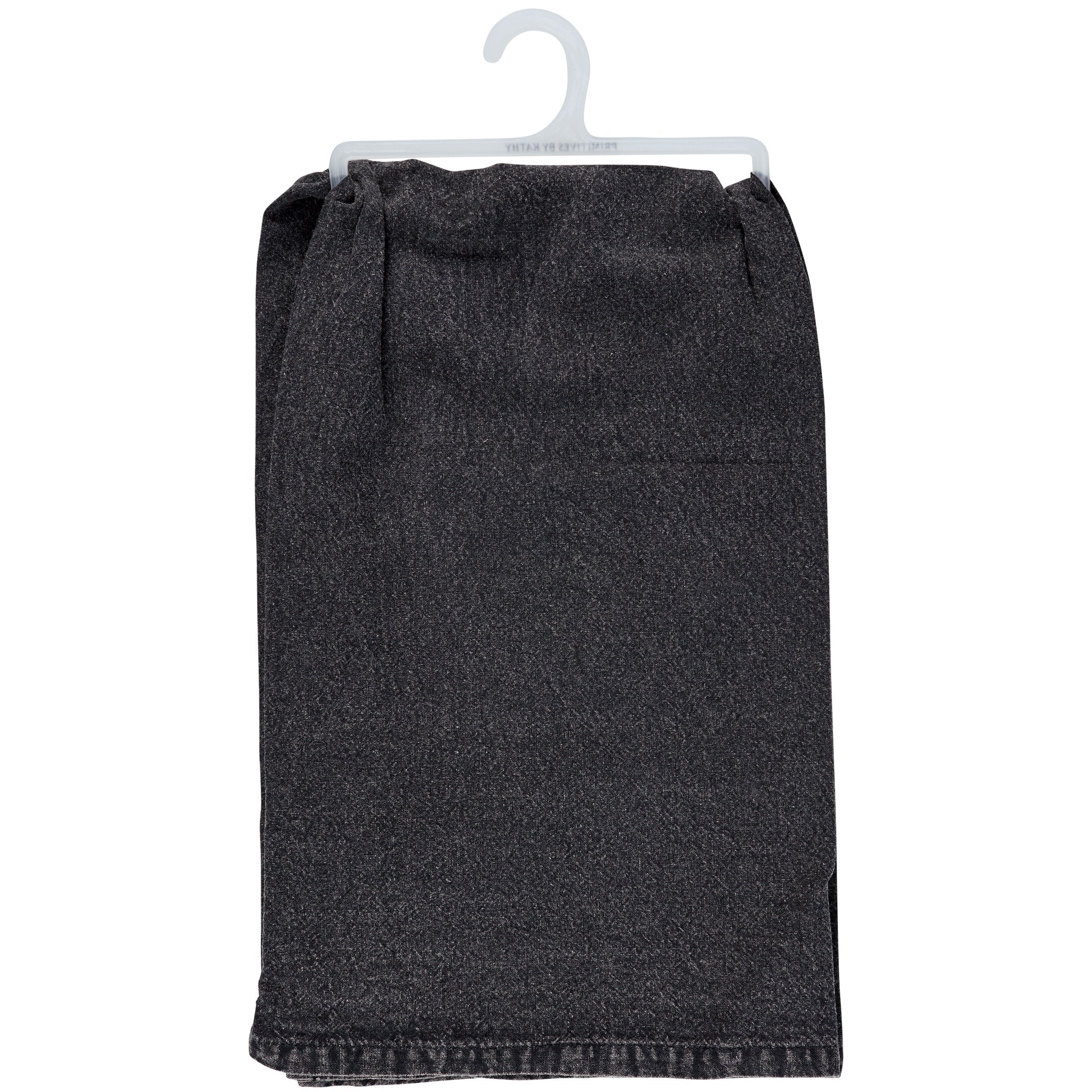 Charming Farmhouse Kitchen Closed Rustic Cotton Towel with Humorous Chicken Design