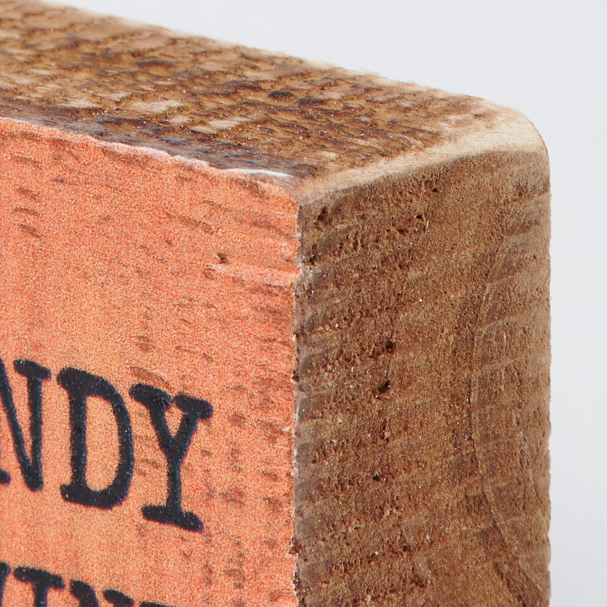 Humorous 'Keep The Candy I'll Take The Wine' Halloween Wood Block Sign Decor