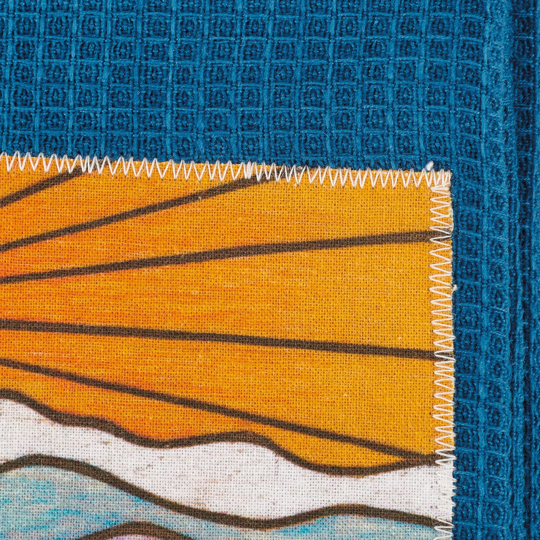 Primitives by Kathy 'You Are My Sunshine' Blue Waffle Cotton Dish Towel