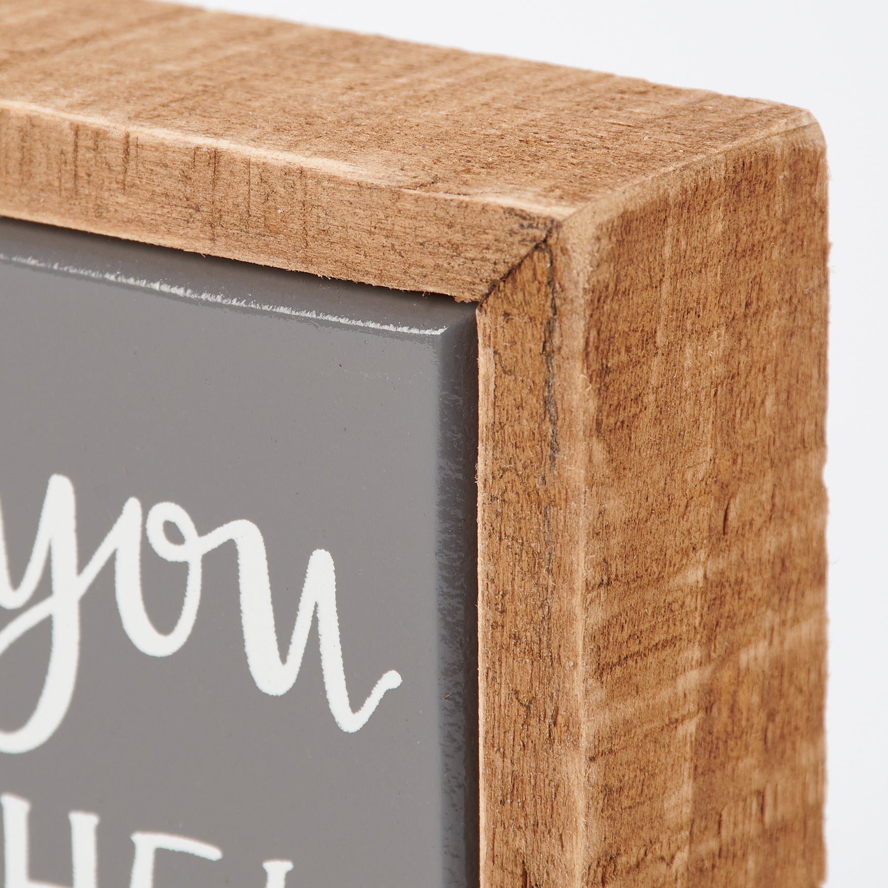 Charming Farmhouse Style 'Love You A Bushel' Mini Wooden Box Sign