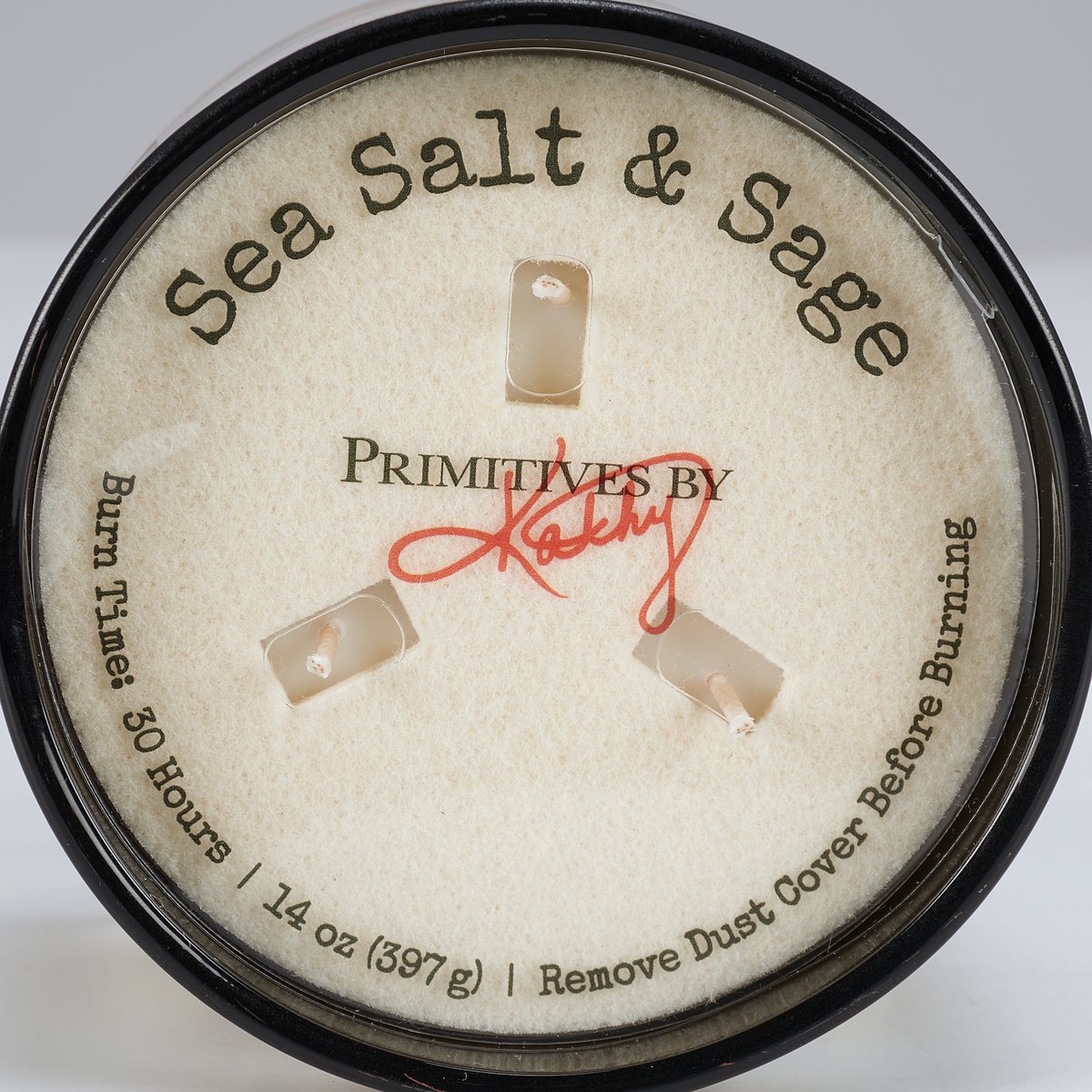 Rustic Highland Cow Jar Candle: Sea Salt & Sage Scent, 3 Wicks, 30-Hour Burn