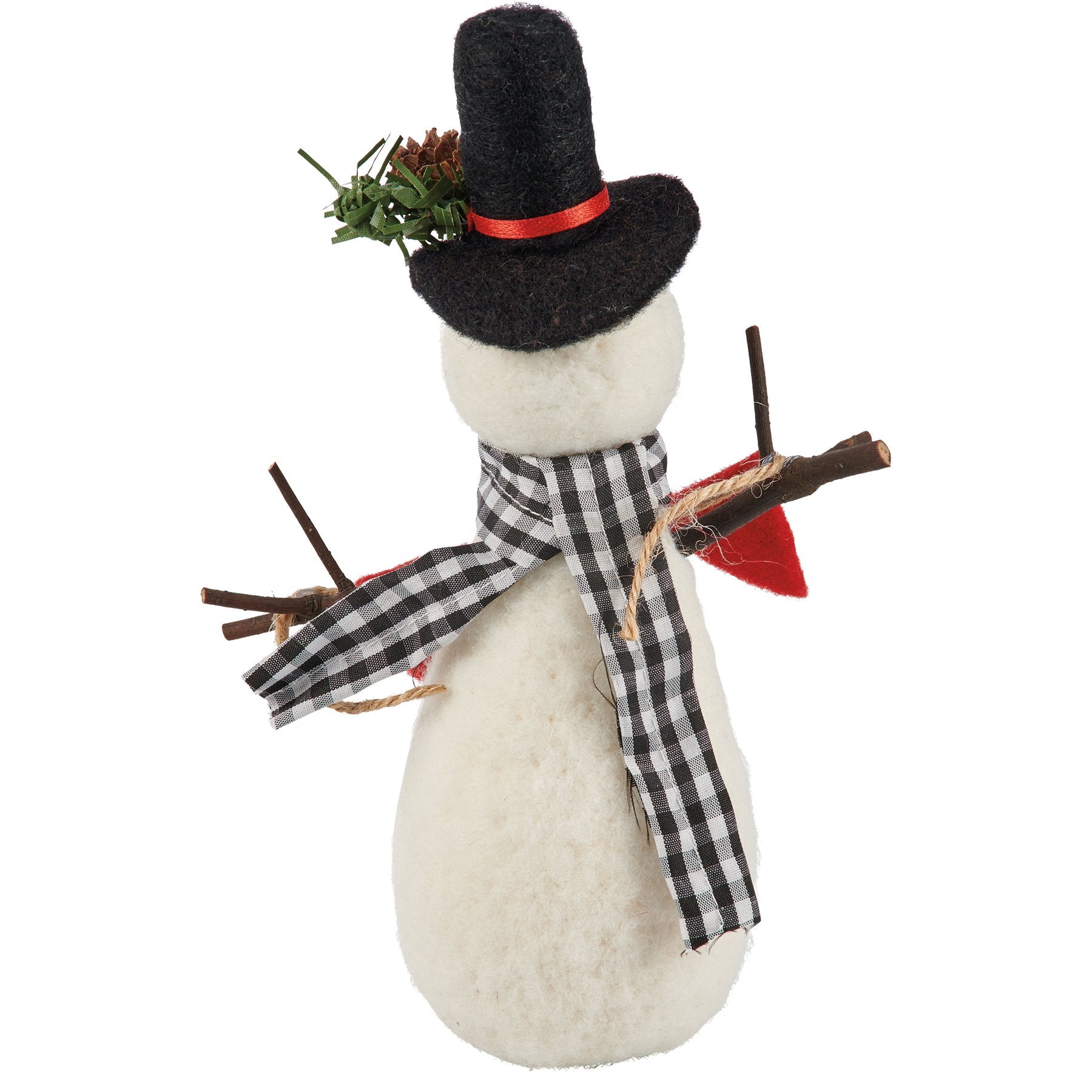 Delightful Felt Snowman Duo Critter Set: Joy Banner & Wreath Holiday Decor