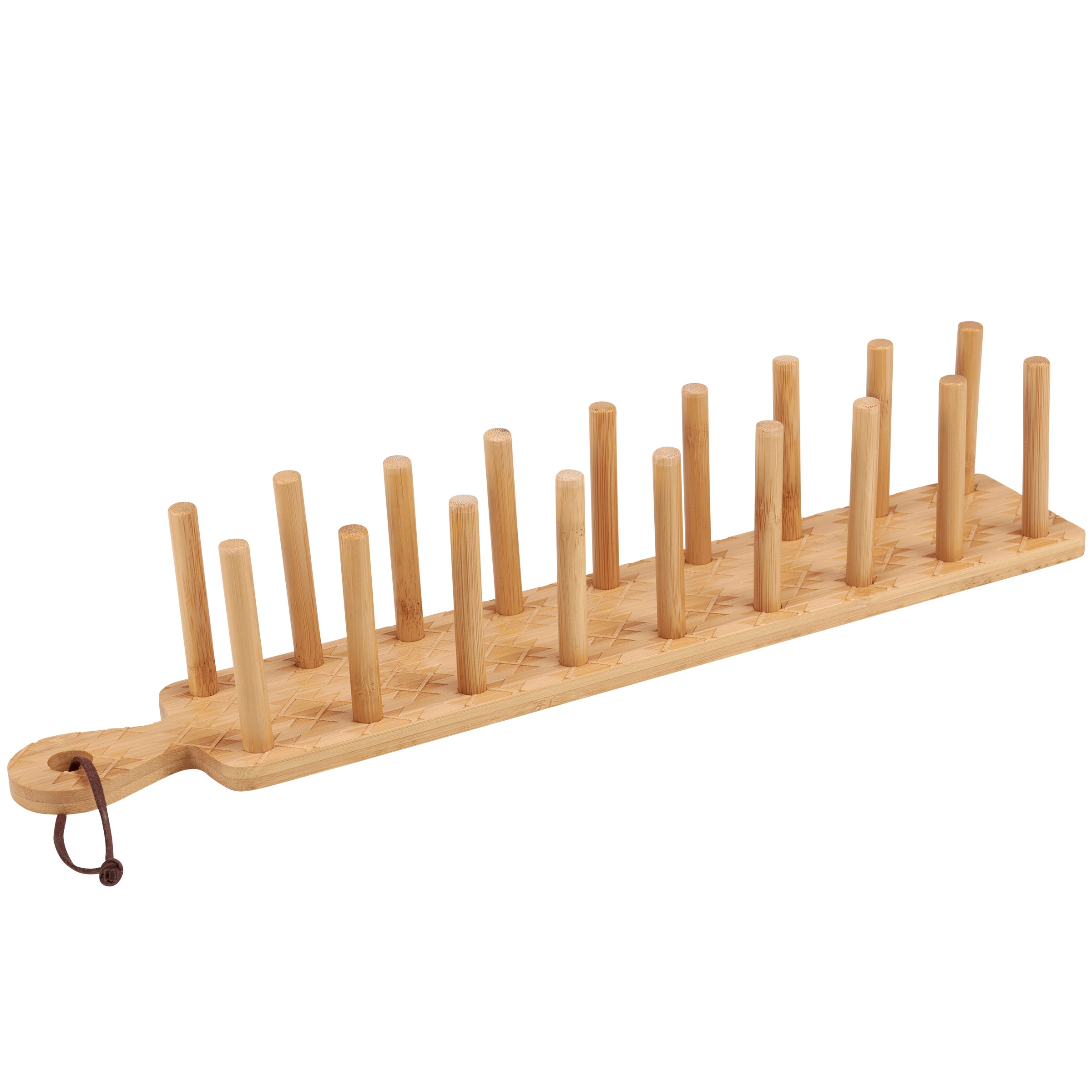 Stylish Bamboo Aztec Pattern Taco Holder for 8 Tacos, Fun Kitchen Dining