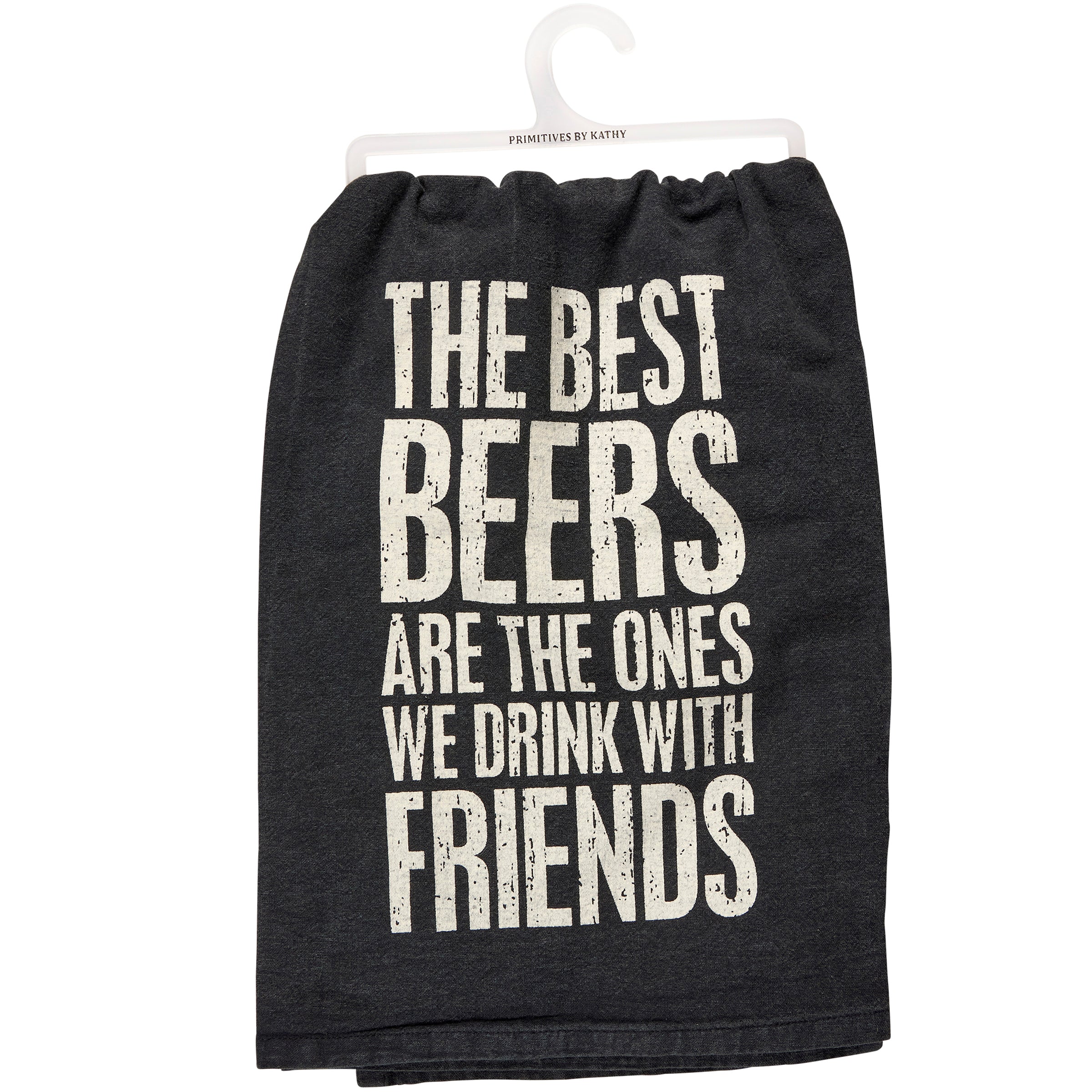 Funny Beer Quote Cotton Kitchen Towel – Absorbent & Machine Washable