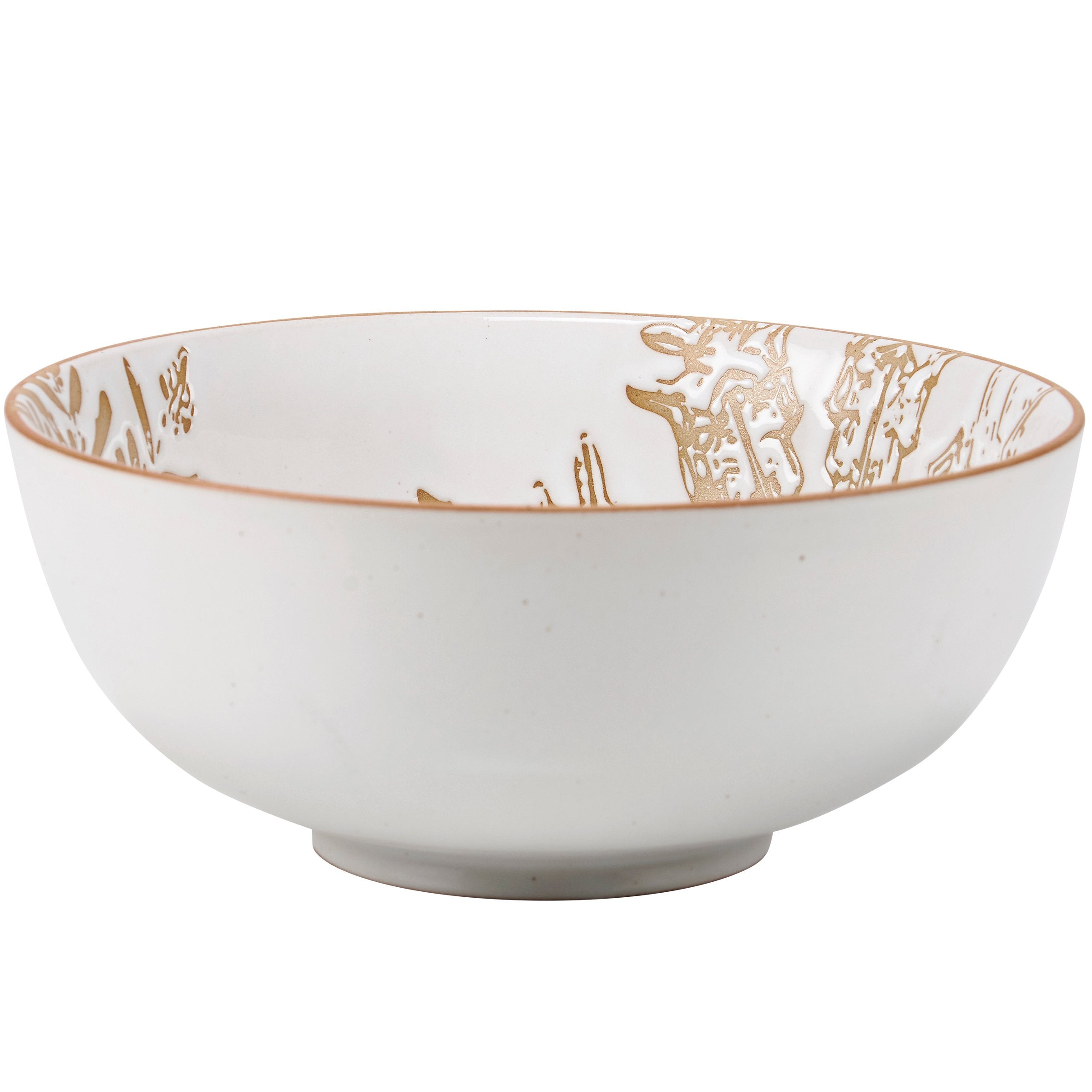 Charming Winter Stoneware Nesting Bowl Set - Festive Snowflake Tree Design, Dishwasher Safe