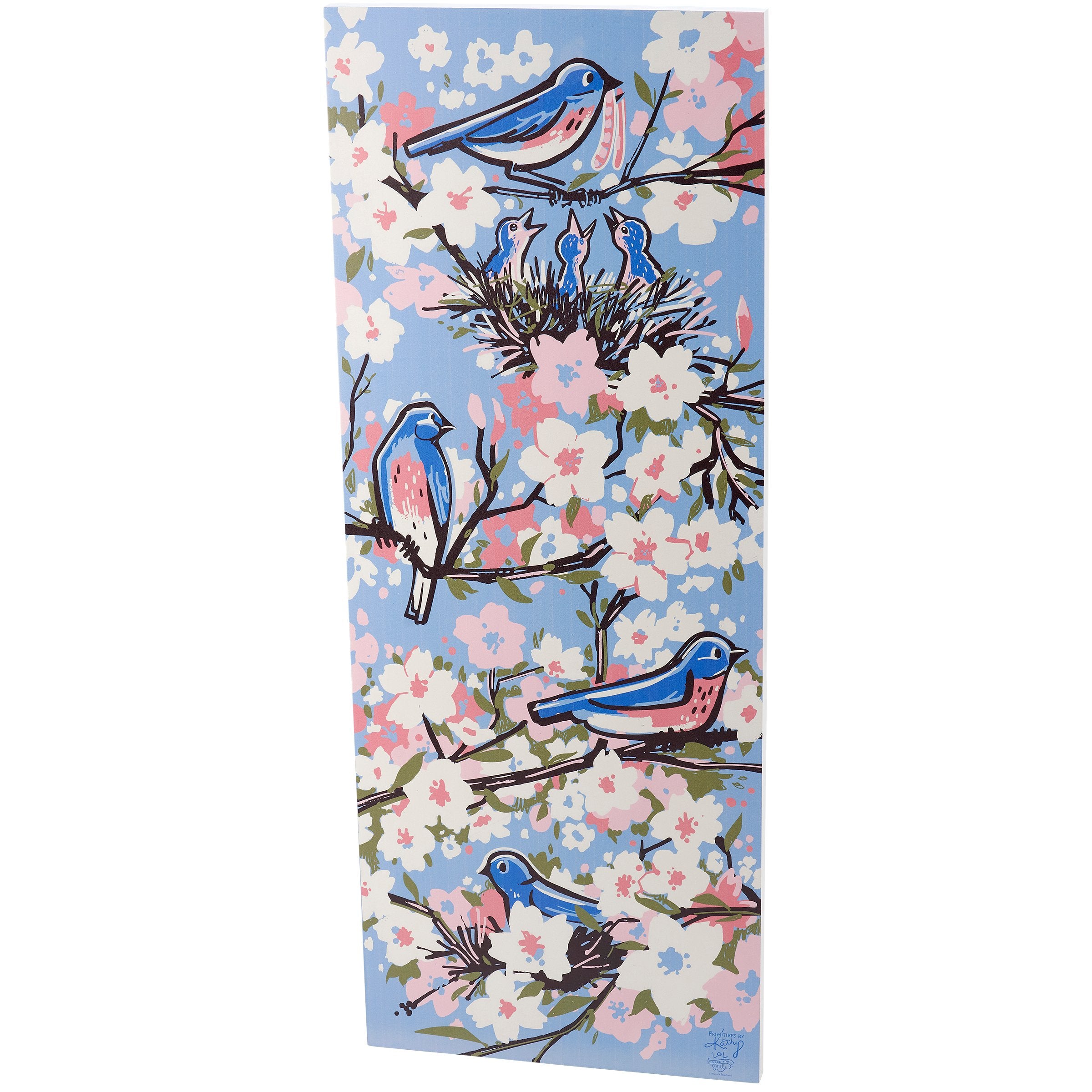 Versatile Double-Sided Winter & Spring Wooden Porch Leaner Seasonal Decor