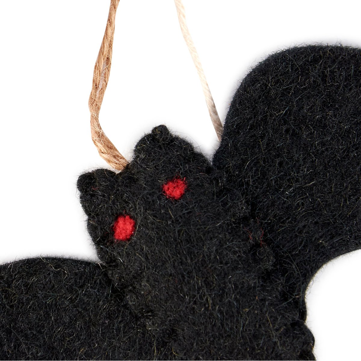 Spooky Felt Bats and Pumpkins Halloween Garland - 72-inch Seasonal Home Decor