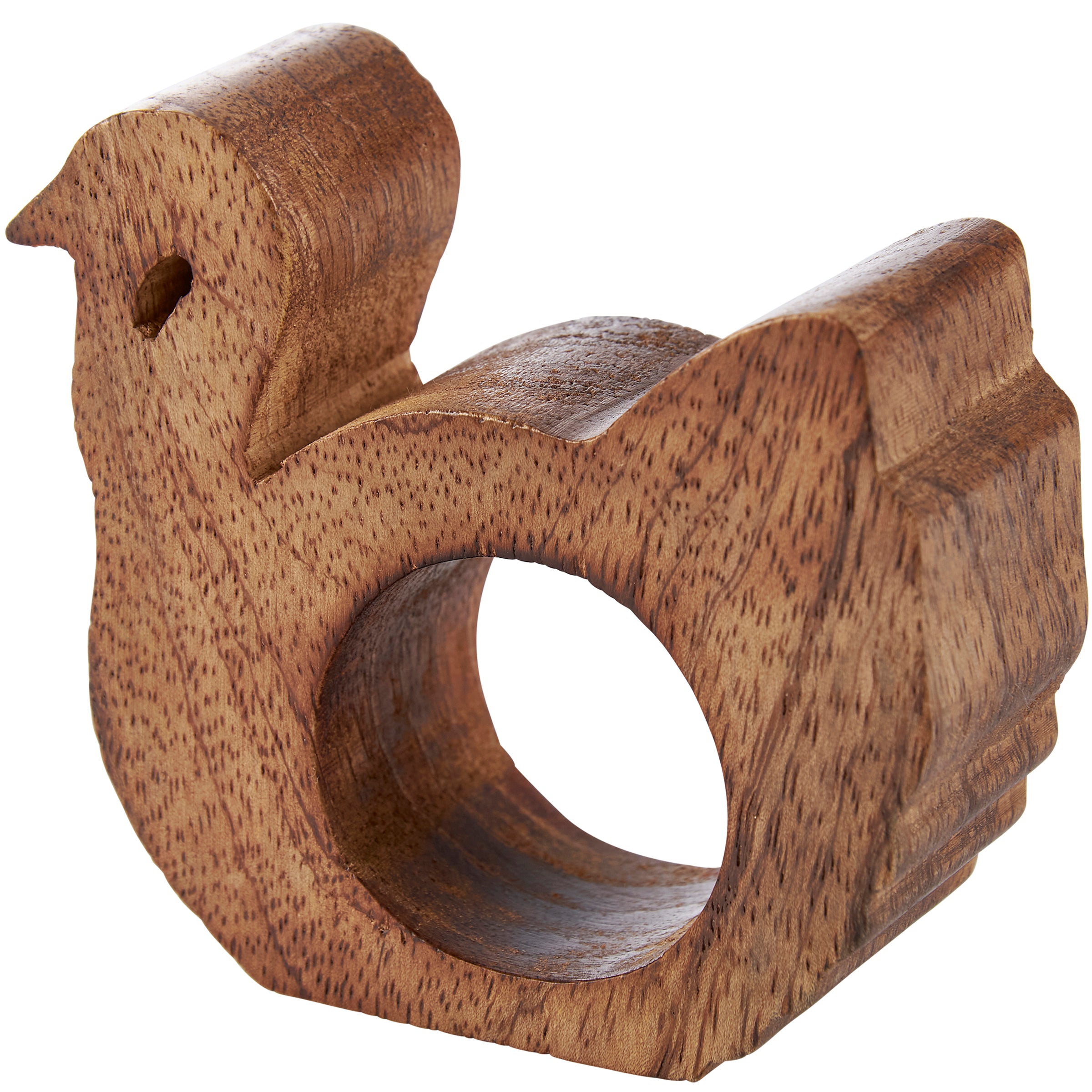 Charming Wooden Turkey Napkin Ring for Festive Fall Table Décor