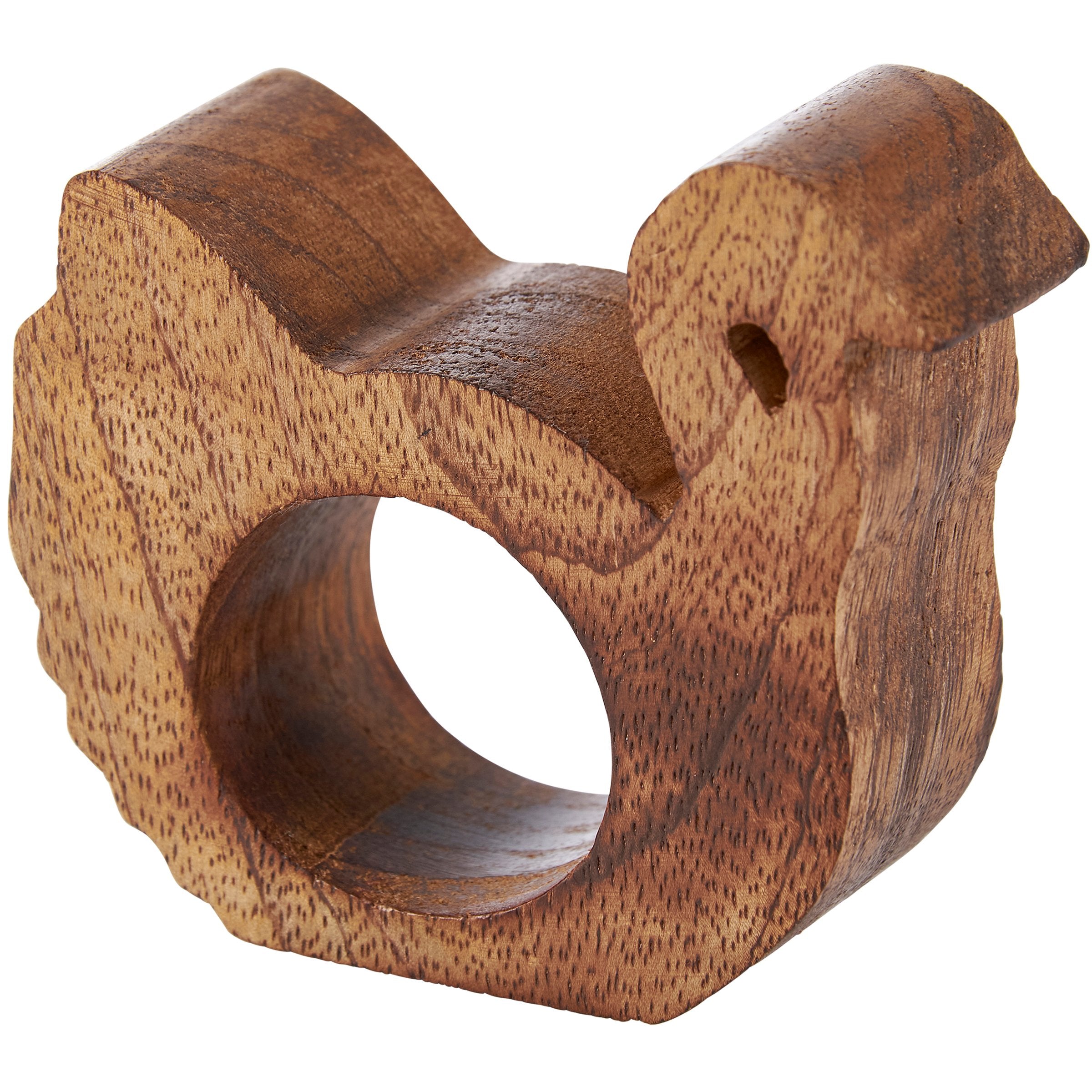 Charming Wooden Turkey Napkin Ring for Festive Fall Table Décor