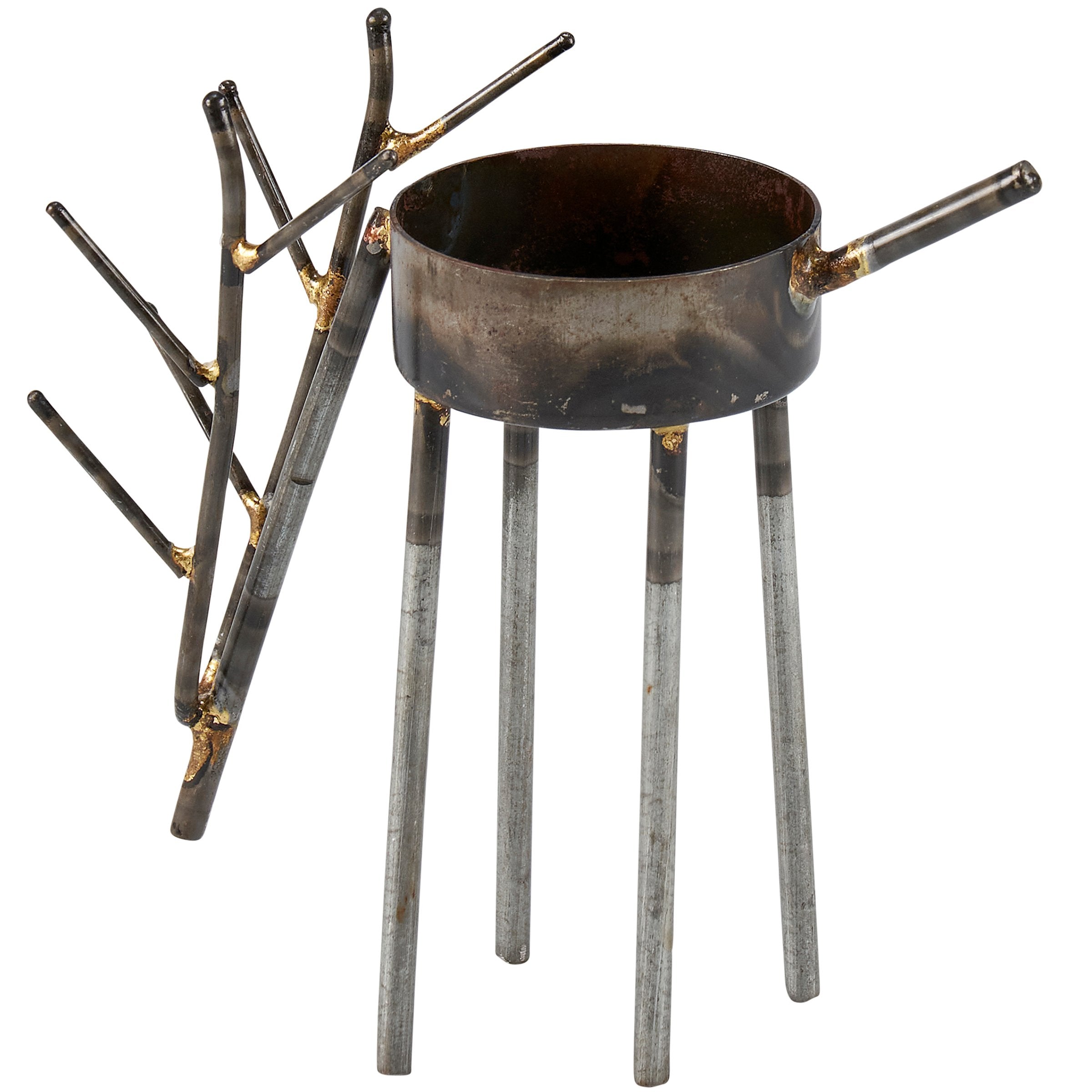 Rustic Metal Deer Tealight Candle Holder Set - Elegant Forest Animal Decor