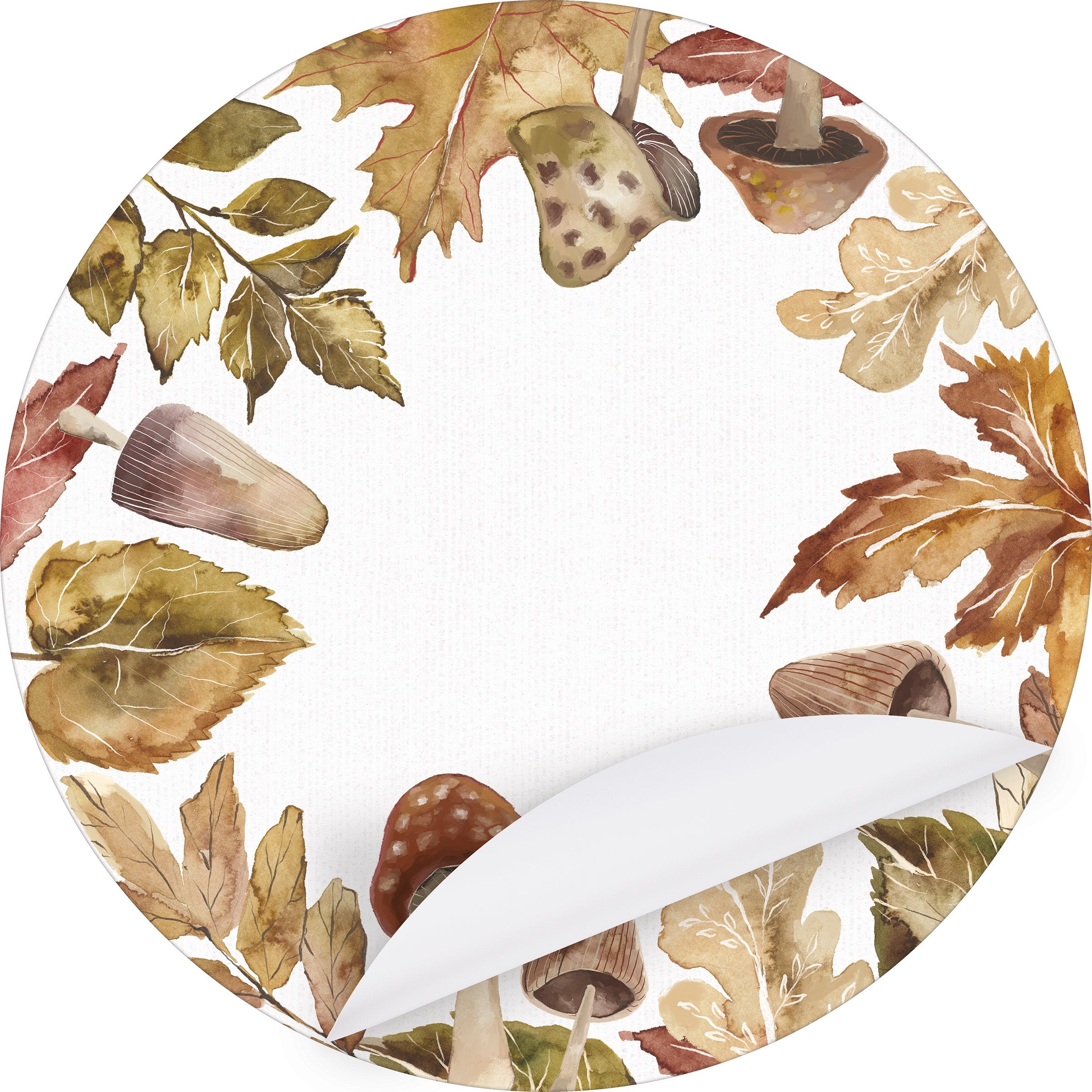 Disposable Autumn Table Decor Set