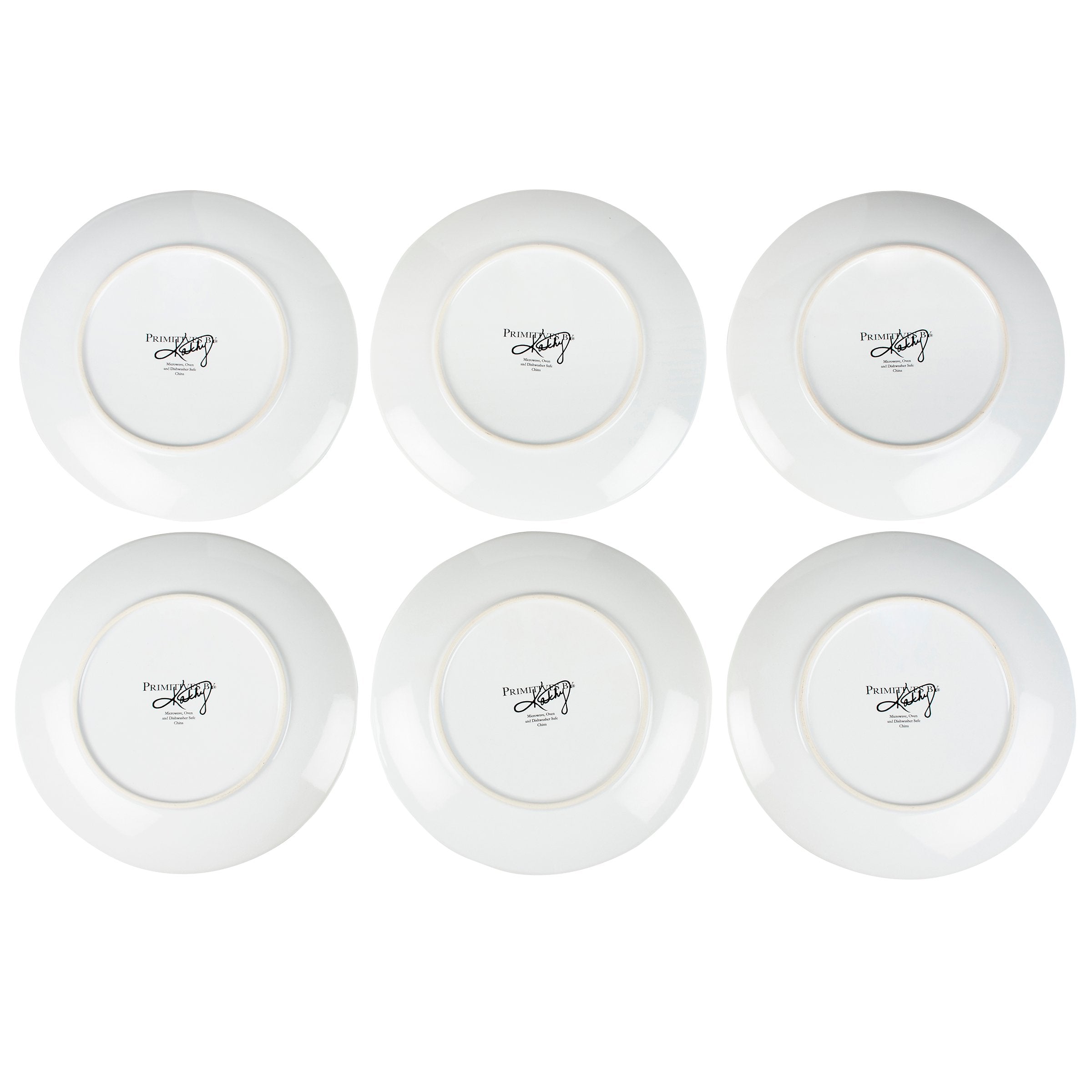 Charming Farm Animal Stoneware Dinner Plate Set - Microwave & Dishwasher Safe