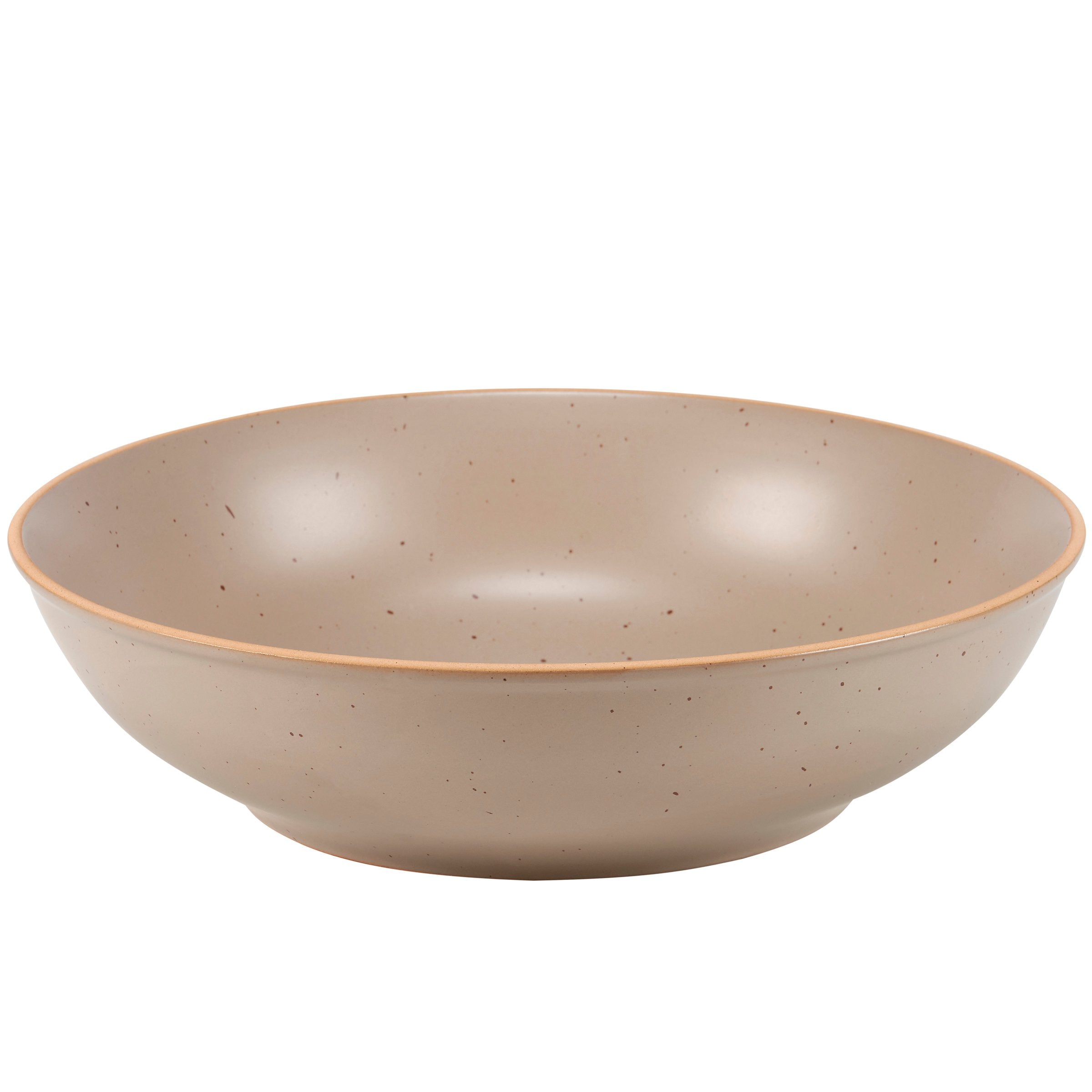 Charming Gray Cottage Stoneware Serving Bowl - Durable, Microwave Dishwasher Safe