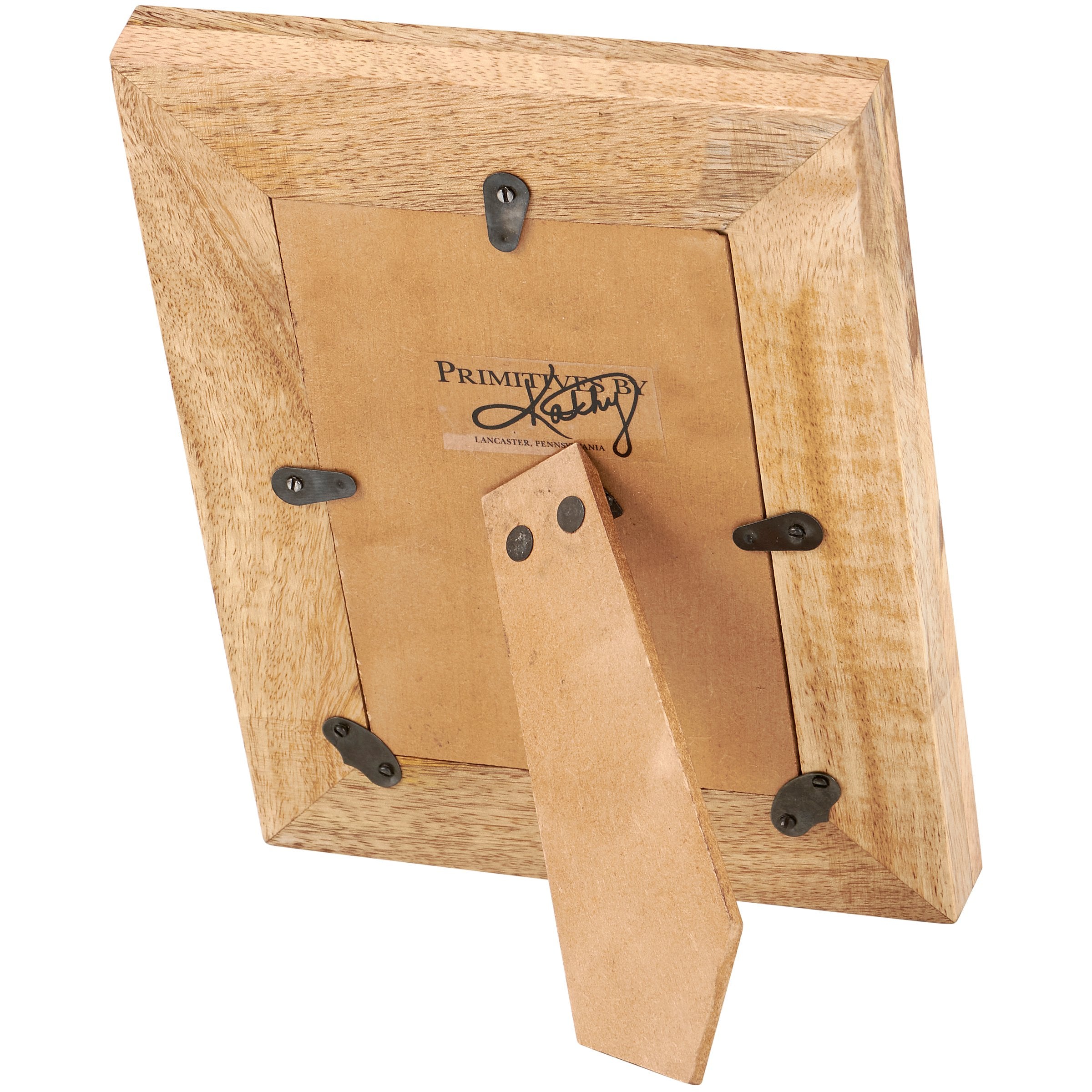 Chic Bohemian Basket Weave 4x6 Photo Frame - Natural Wood & Glass Display