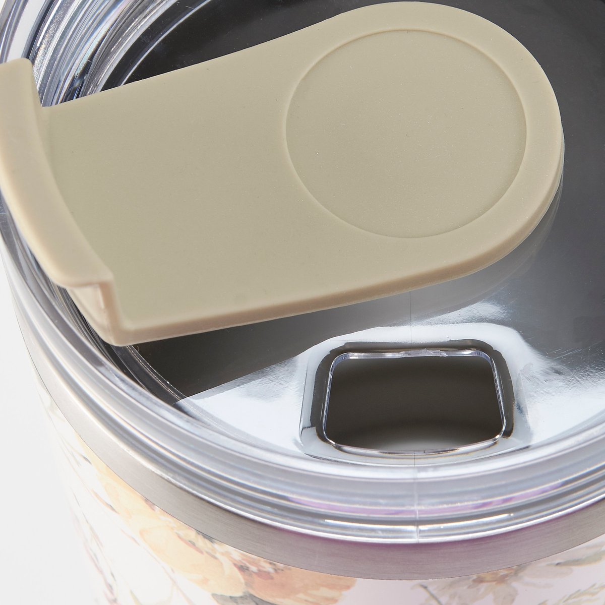 Charming Chickadee Floral 40oz Insulated Stainless Steel Travel Mug with Straw