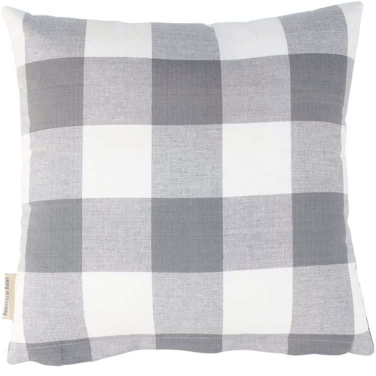 Charming Floral Highland Cow Pillow: Rustic Spring Decor, Removable Cotton Cover, 16x16 Inch