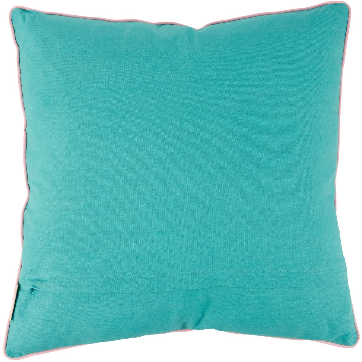 Vibrant Floral 'Make Today A Great Day' Inspirational Cotton Throw Pillow