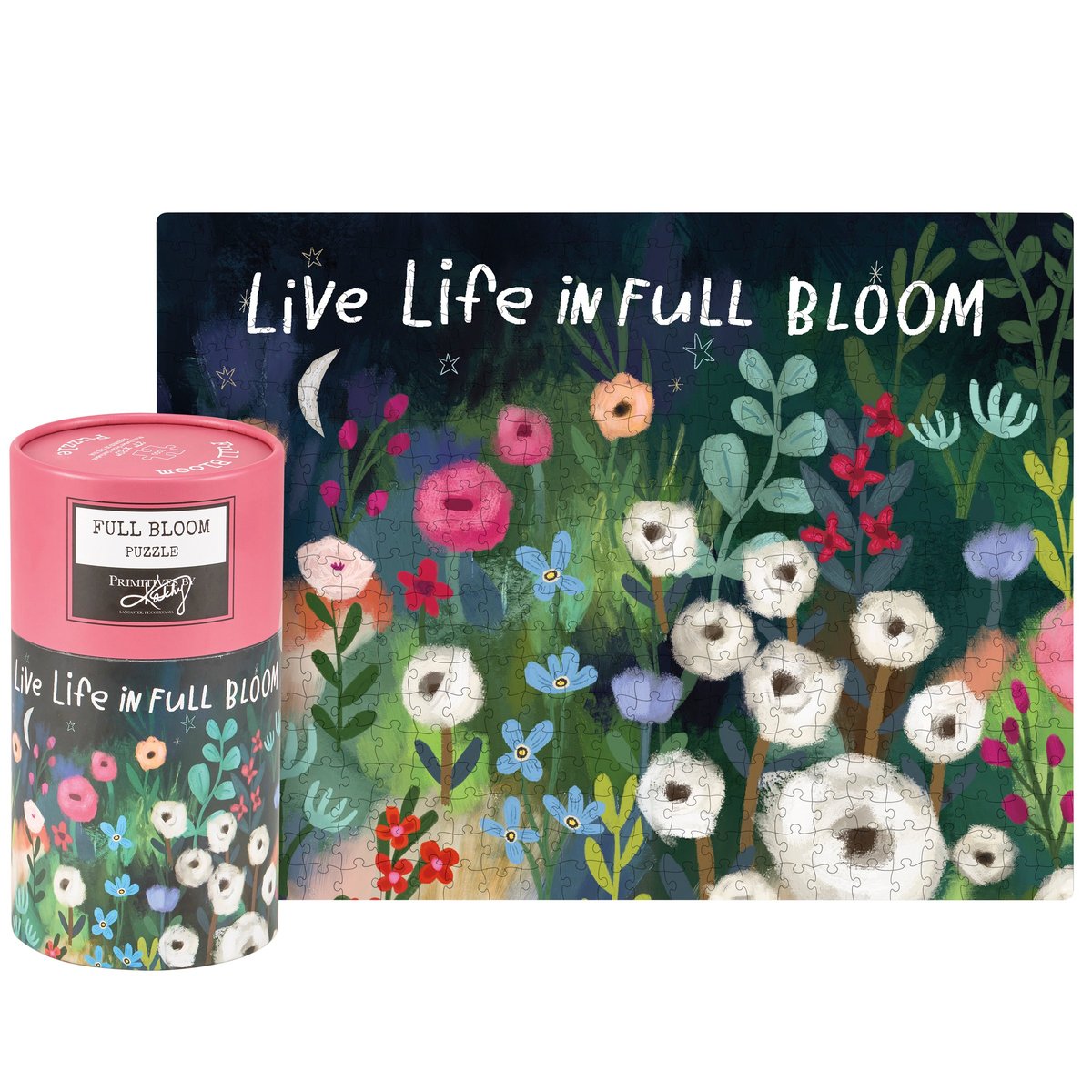 Vibrant Full Bloom 1000 Piece Jigsaw Puzzle - Inspirational Floral Design
