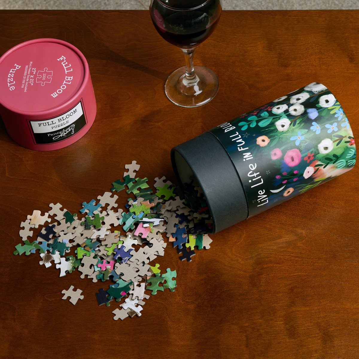 Vibrant Full Bloom 1000 Piece Jigsaw Puzzle - Inspirational Floral Design