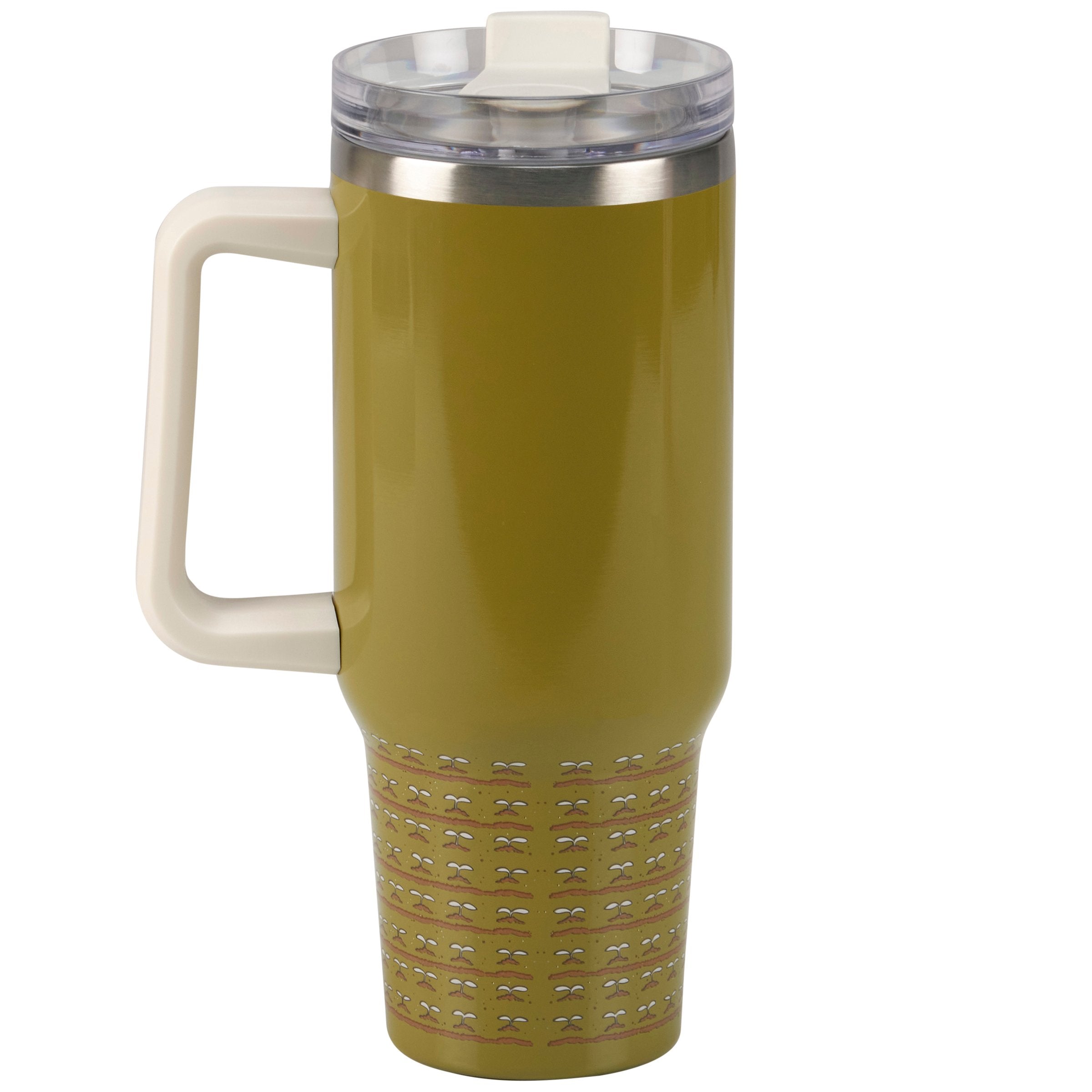Homesteader 40oz Insulated Stainless Steel Travel Mug with Straw & Handle