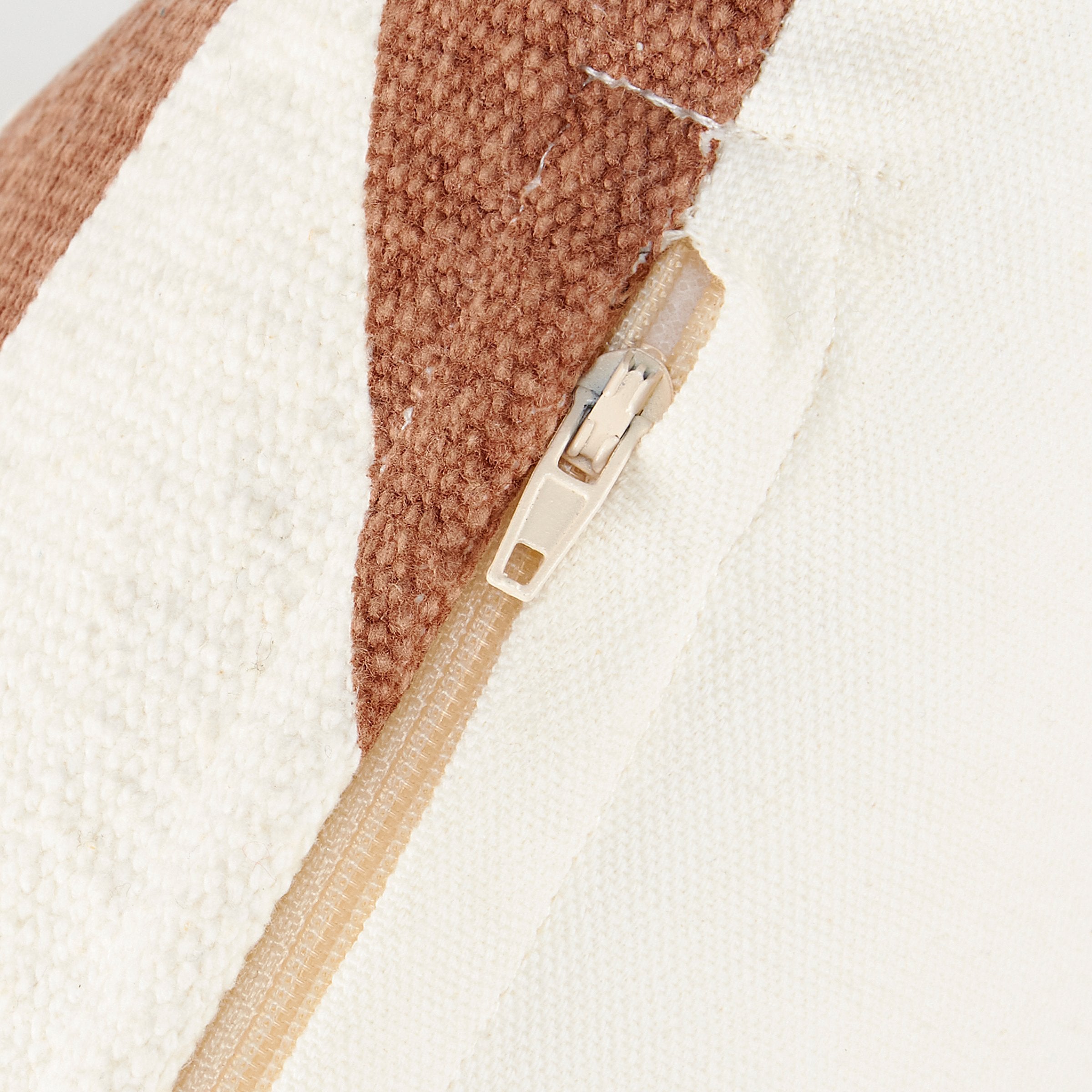 Vibrant Southwestern Cotton Throw Pillow with Woven Diamond Pattern, Zippered Cover