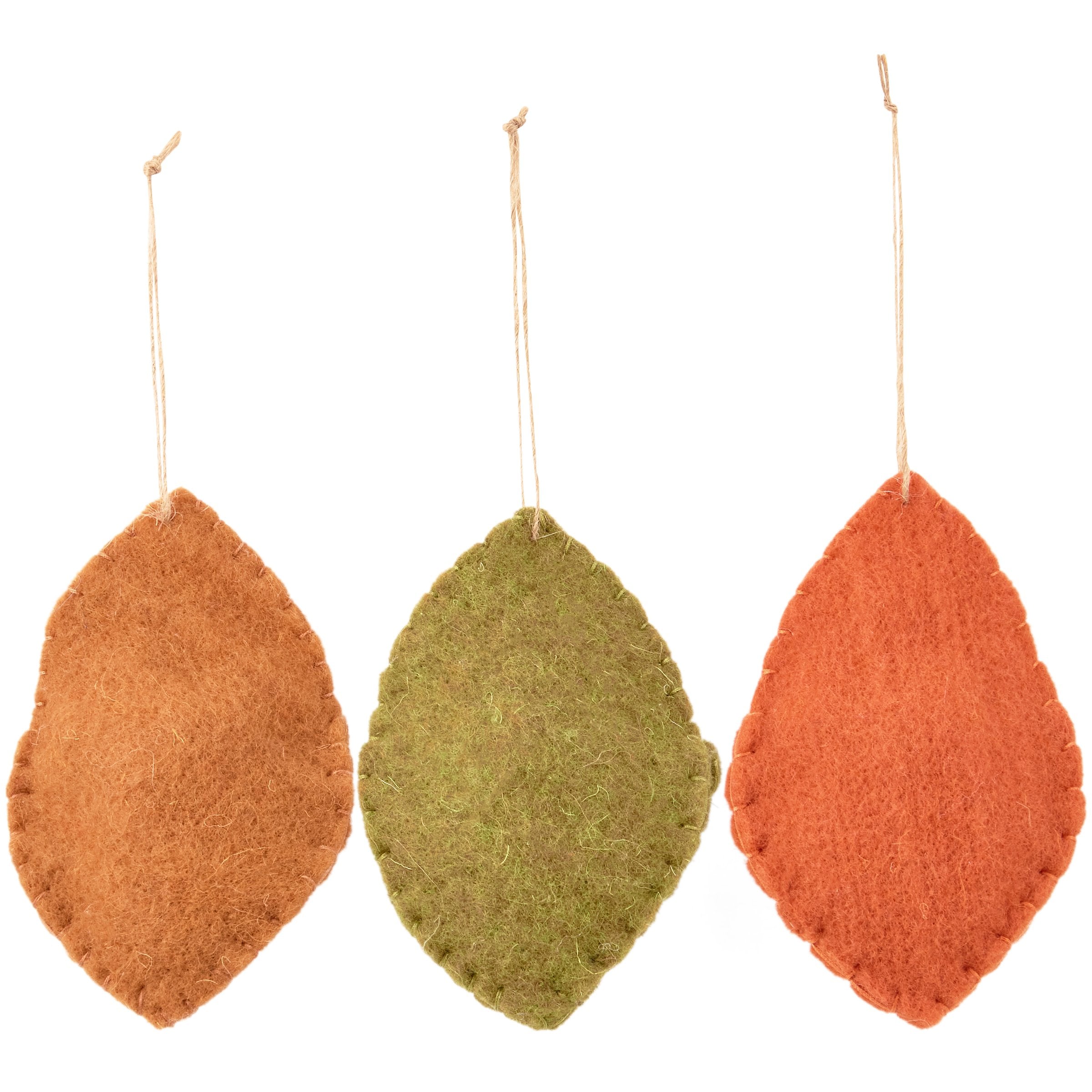 Whimsical Felt Mice in Autumn Leaves Critter Set - Delightful Fall Decor
