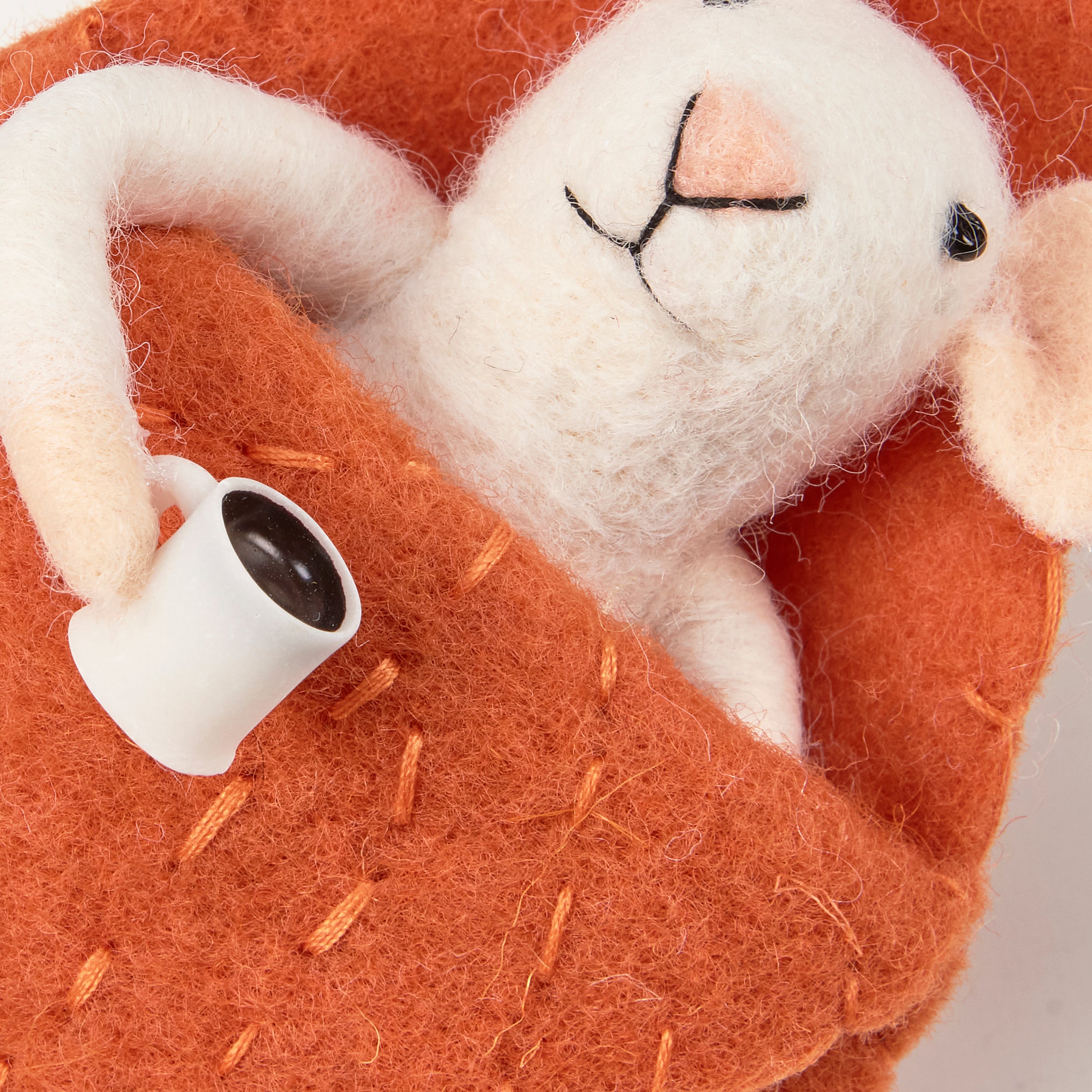 Whimsical Felt Mice in Autumn Leaves Critter Set - Delightful Fall Decor