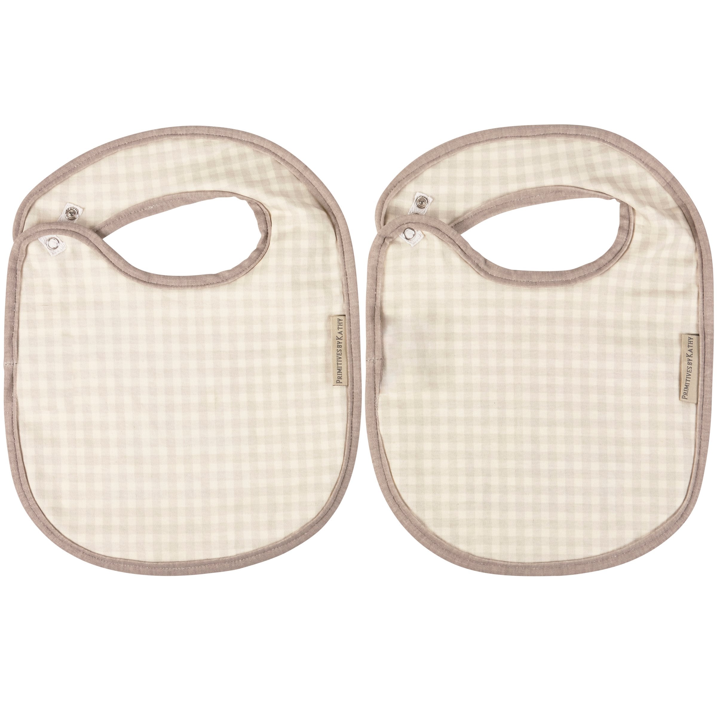 Adorable Farm Animal Baby Bib Set - "I Love Ewe" & "Pig Deal" Cotton