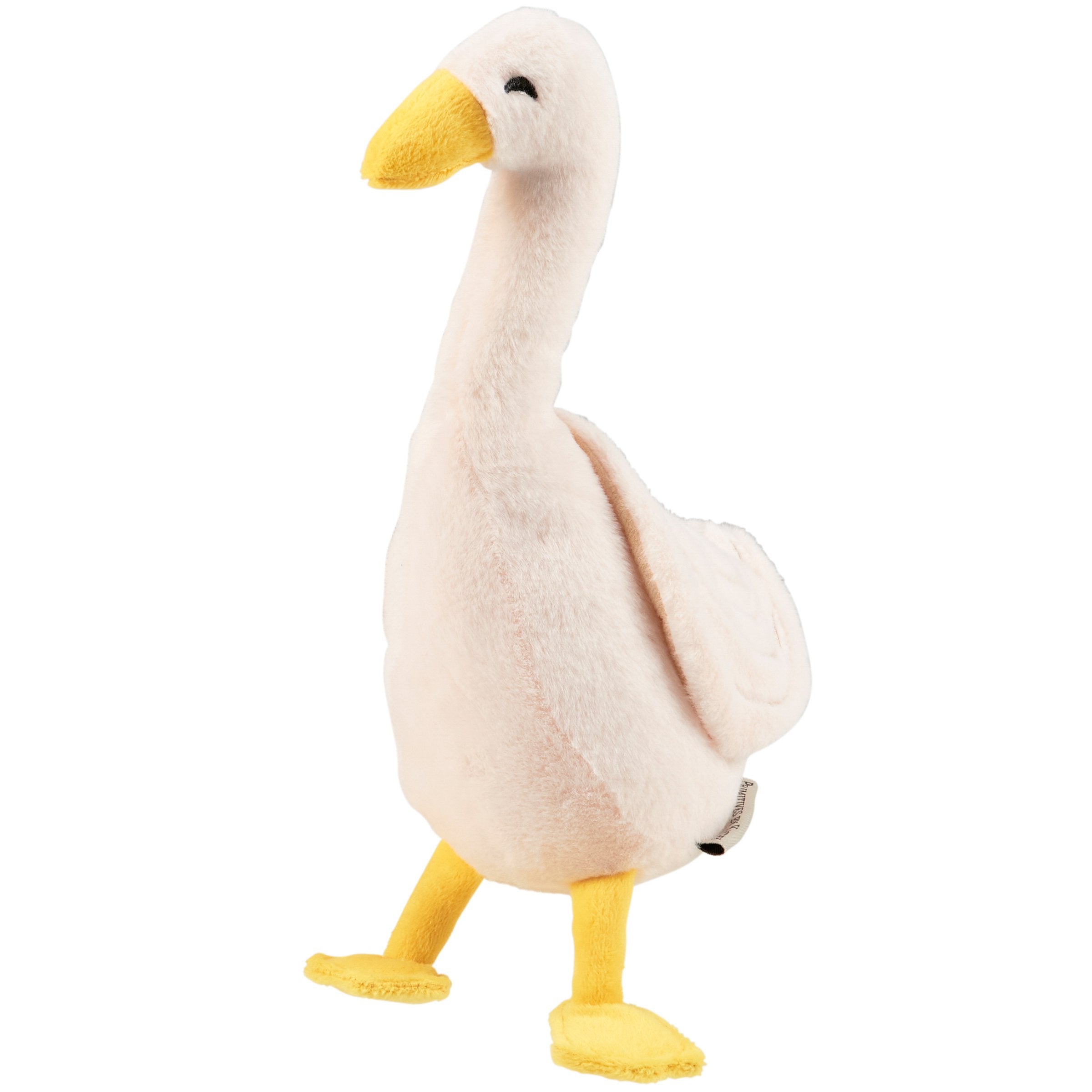 Charming Plush Goose Softie Toy for Kids 3+ with Embroidered Details