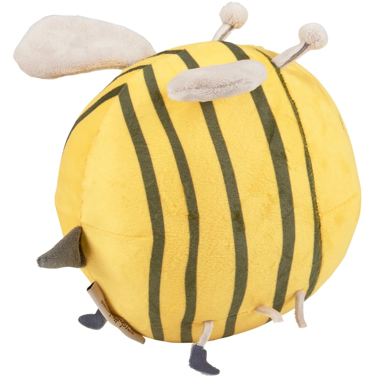 Charming Embroidered Plush Bee Softie Toy for Babies & Kids