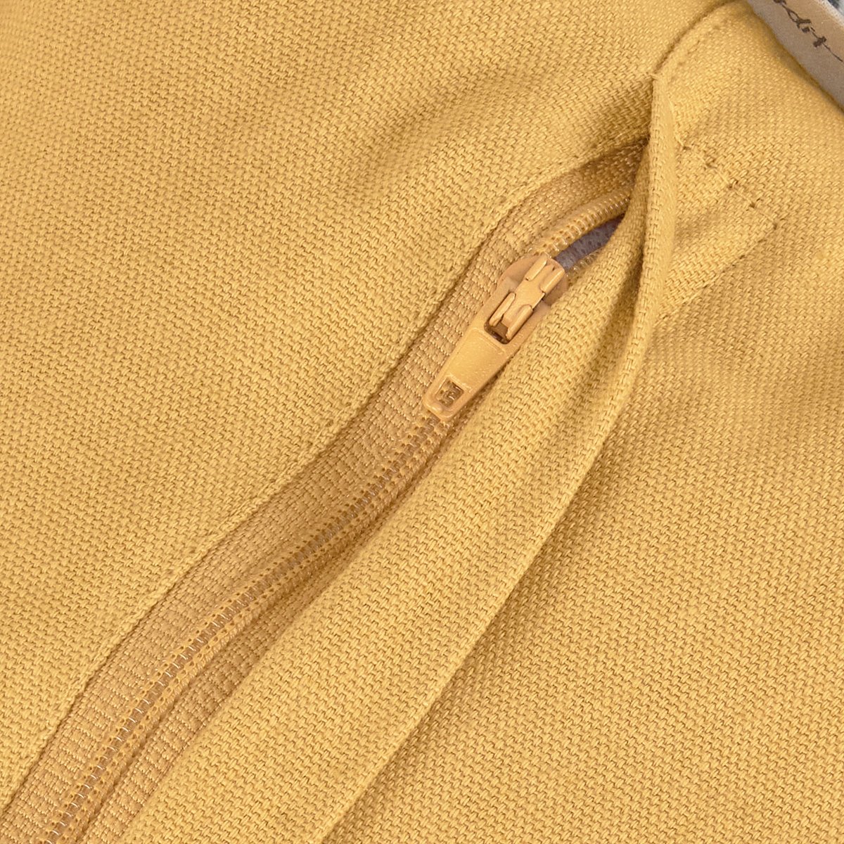 Charming Fall Wildflowers Watercolor Cotton Throw Pillow with Zippered Cover