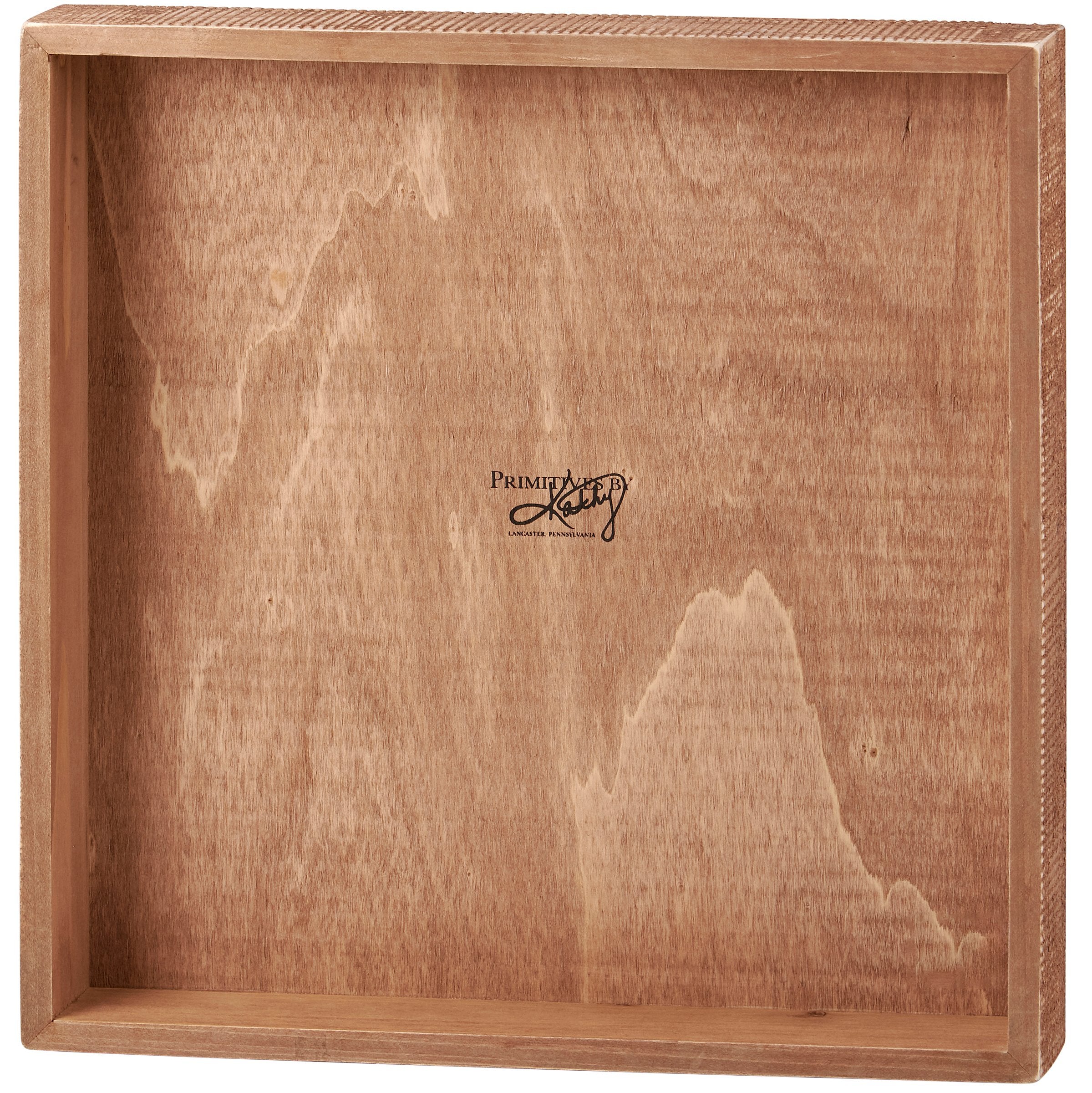 Charming Hand-Painted Cardinal Couple Winter Scene Wooden Box Sign